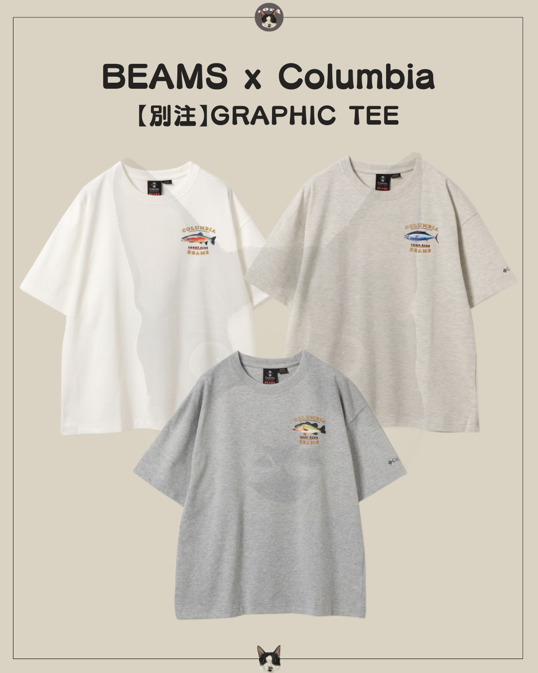 【別注】Columbia GRAPHIC TEE