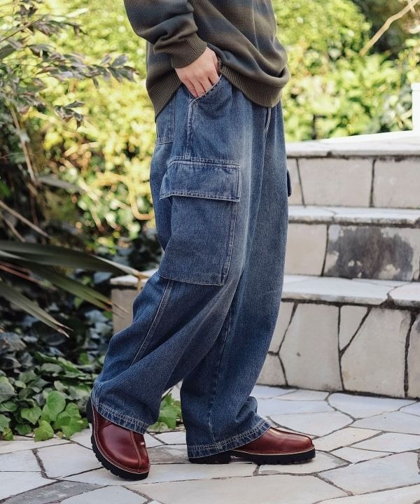 B:MING by BEAMS Denim 6 Pocket Cargo Pants