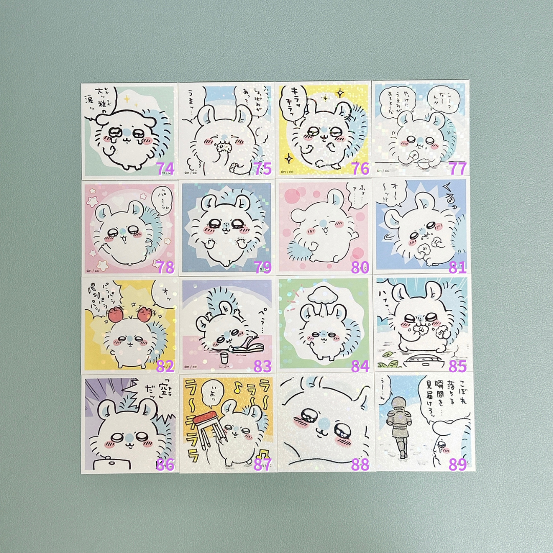 方形貼紙74-89（小桃款）