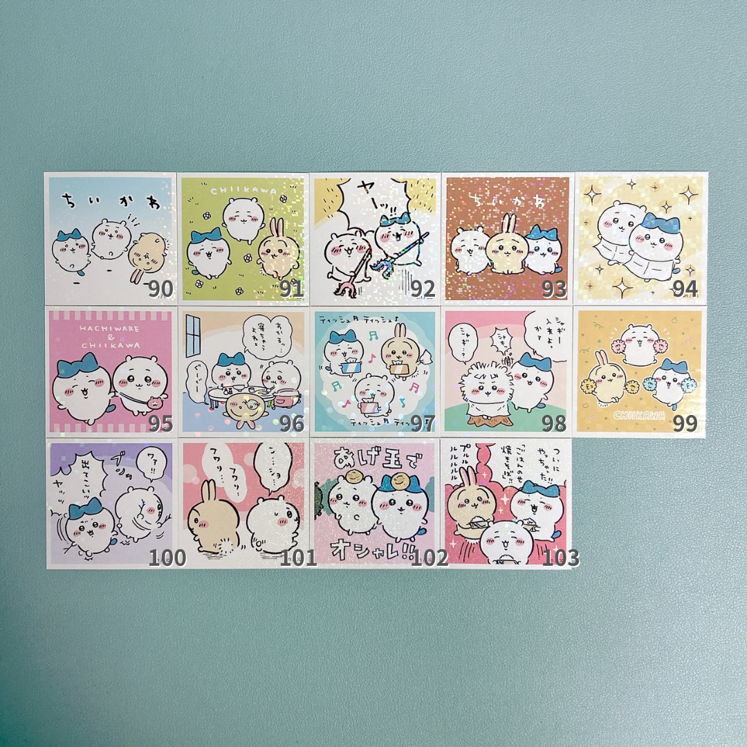 方形貼紙（三小隻款）