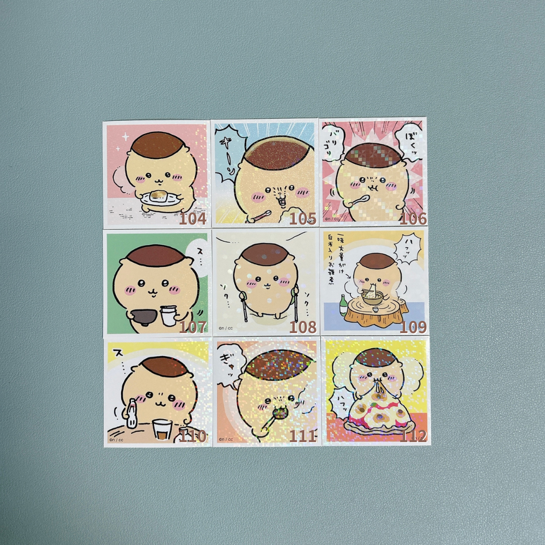 方形貼紙104-112（栗子款）