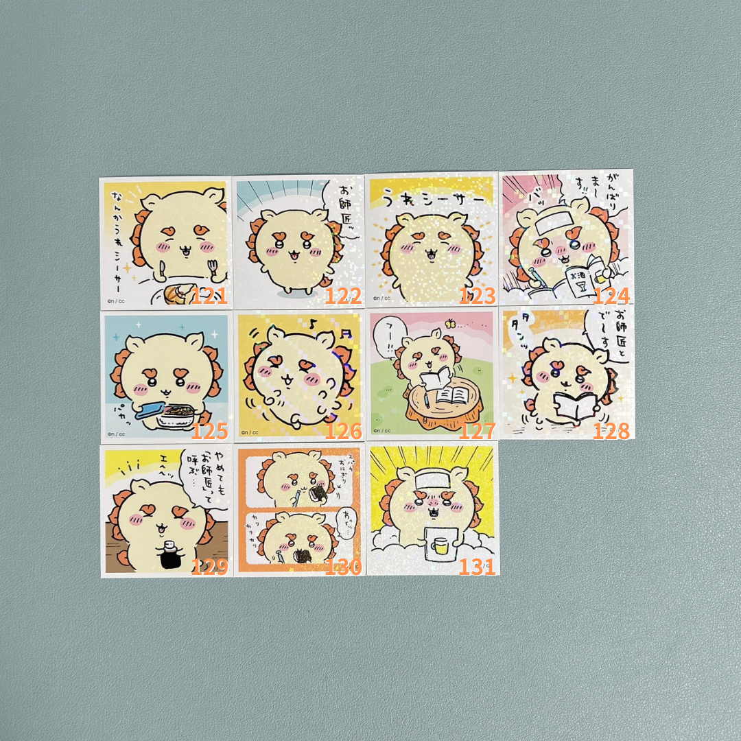 方形貼紙121-131（獅薩款）