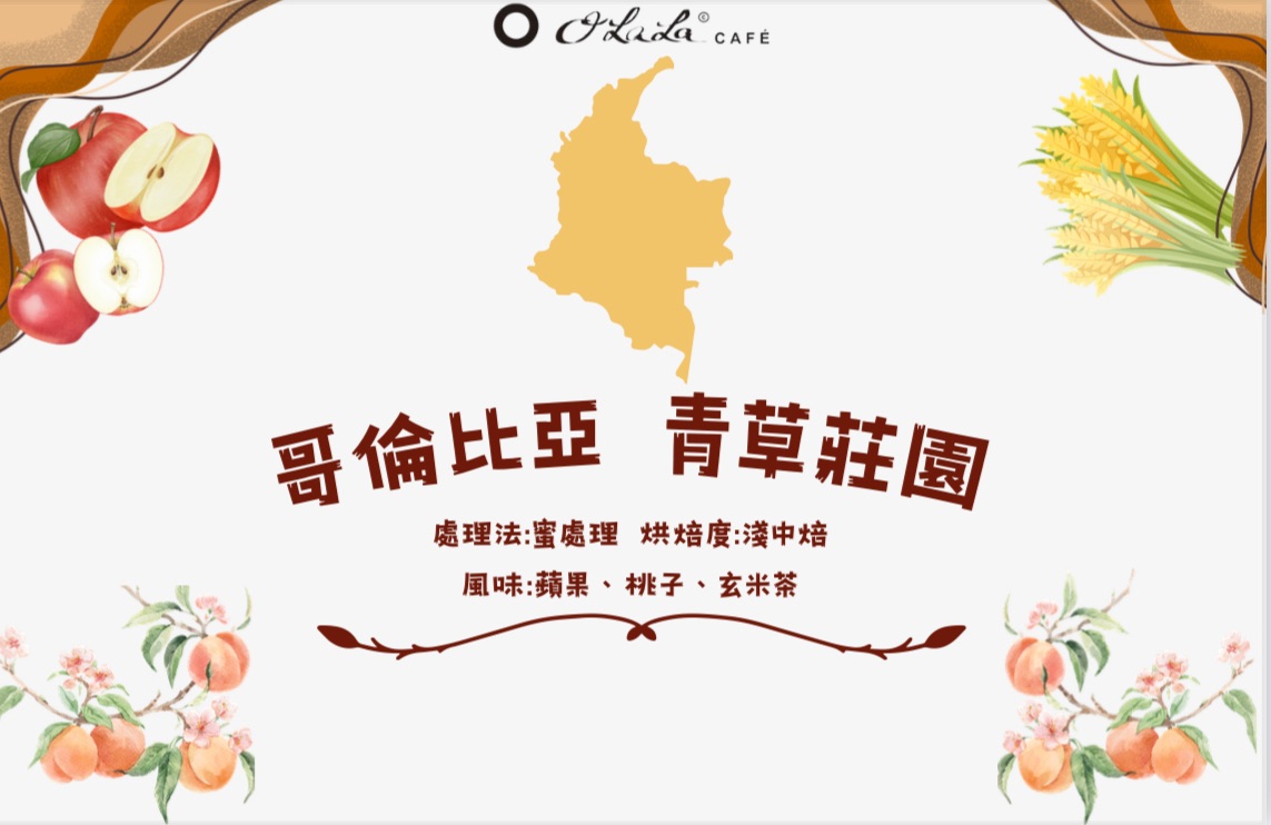 哥倫比亞 青草莊園 蜜處理
