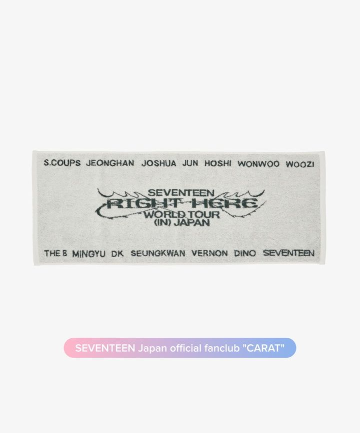 🐢【預購中】SEVENTEEN ＜RIGHT HERE IN JAPAN＞ 官方周邊-毛巾🐢