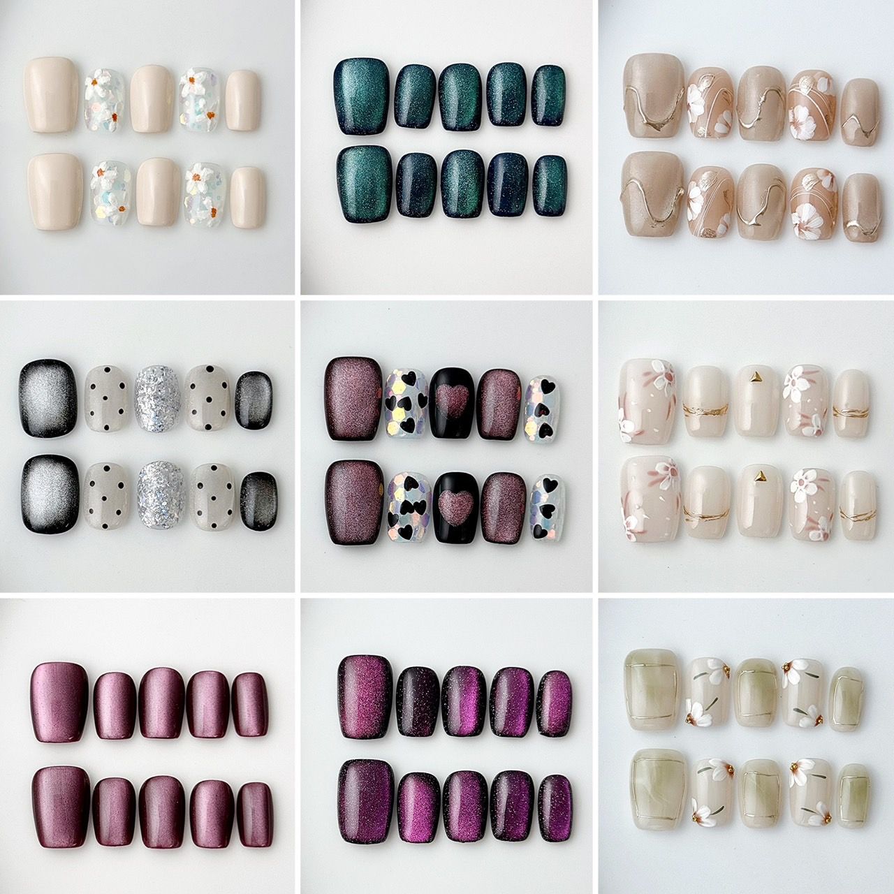 【C系列 4】◆ 艾甯 手工穿戴甲 ◆CY0096-0122