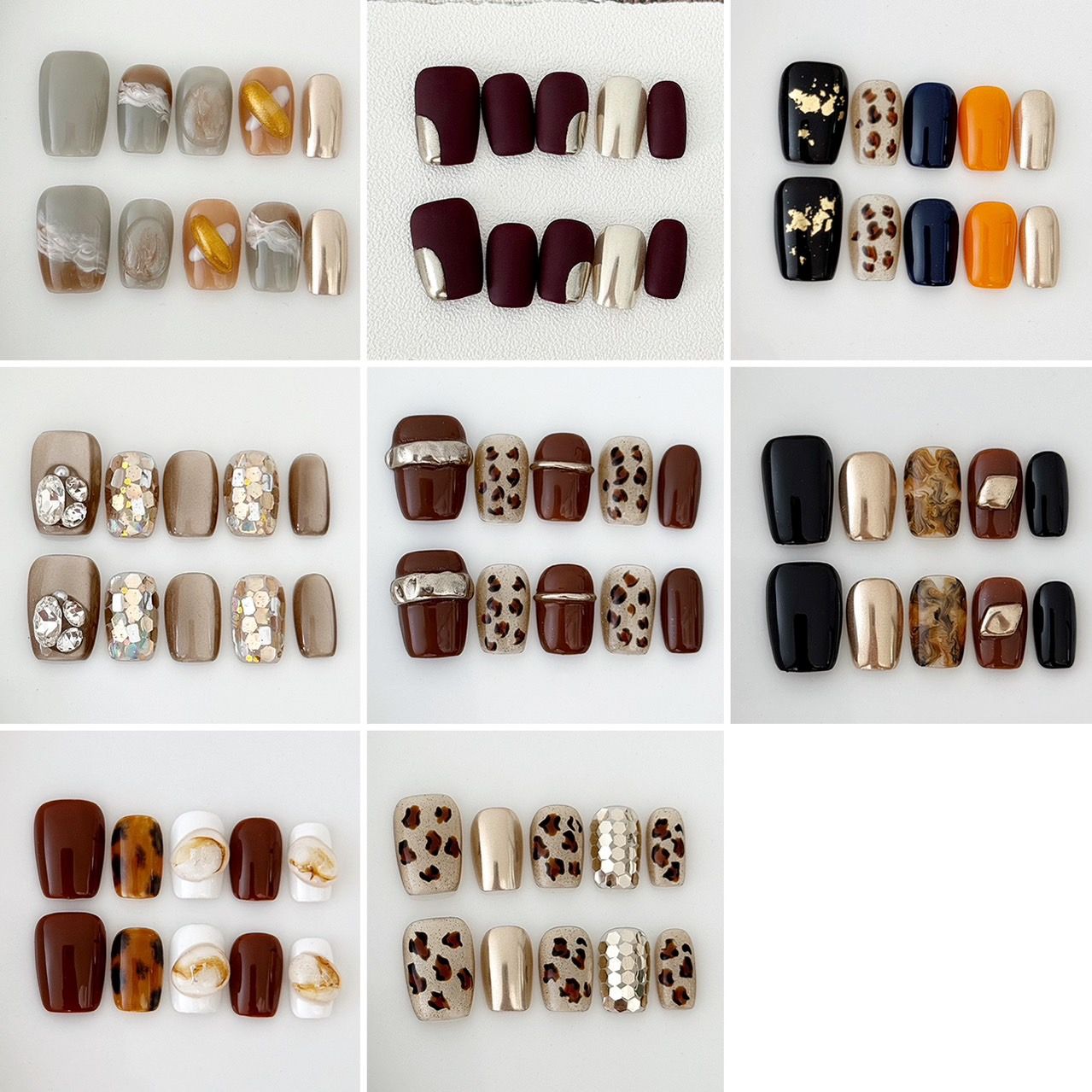 【C系列 6】◆ 艾甯 手工穿戴甲 ◆【艾甯 手工穿戴甲】CX0085-0096