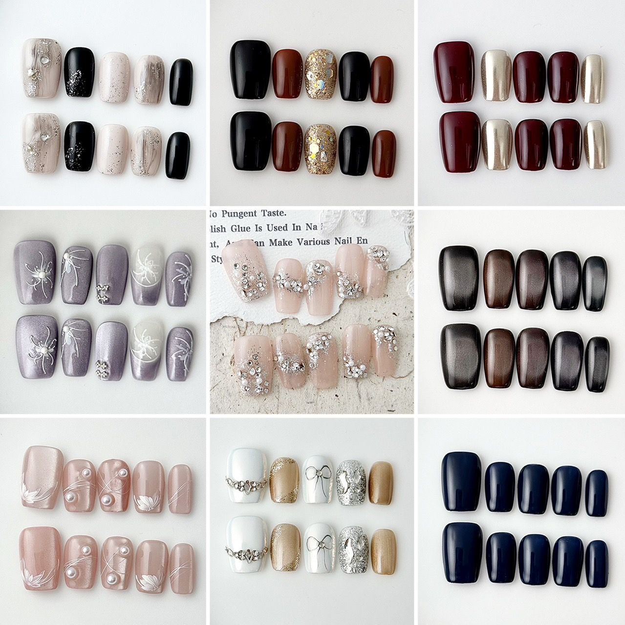 【C系列 7】◆ 艾甯 手工穿戴甲 ◆ CX0008-0080