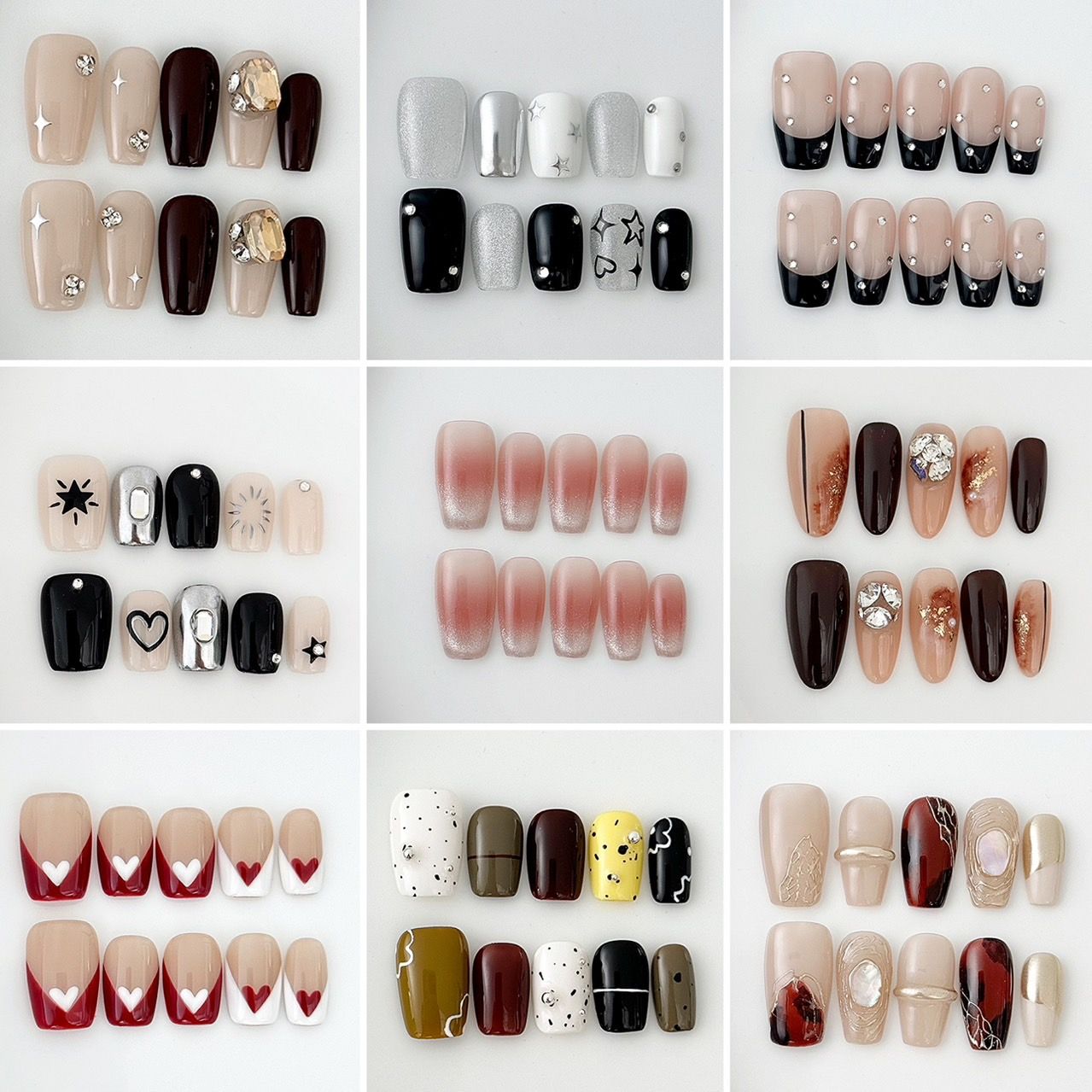 【C系列 9】◆ 艾甯 手工穿戴甲 ◆CT0105-0120