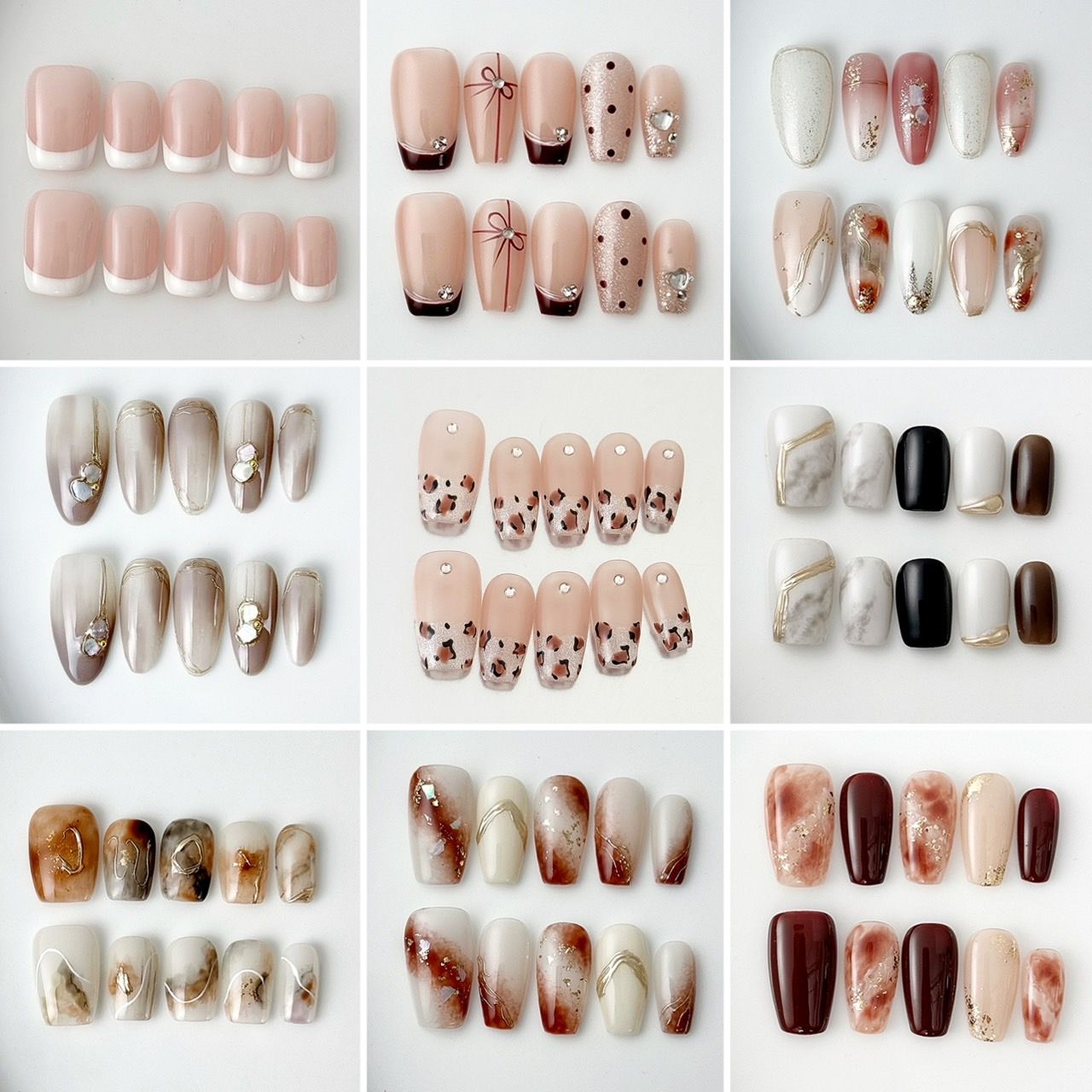 【C系列 10】◆ 艾甯 手工穿戴甲 ◆ CT0082-0104