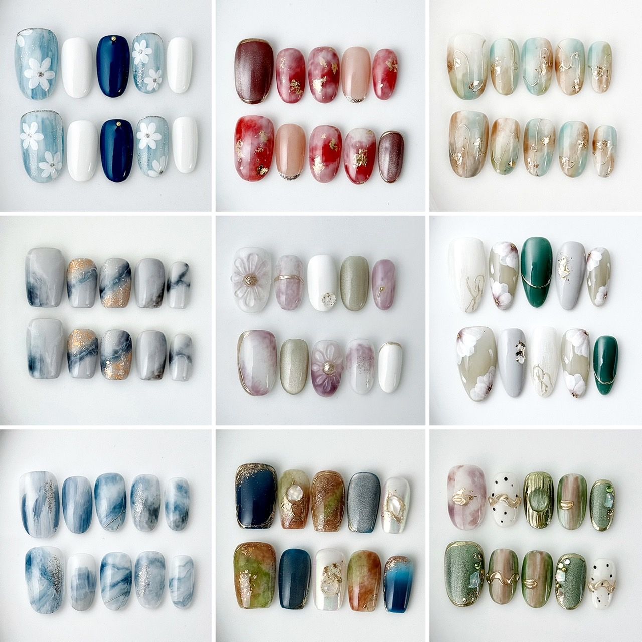 【C系列 11】◆ 艾甯 手工穿戴甲 ◆CT0069-0081