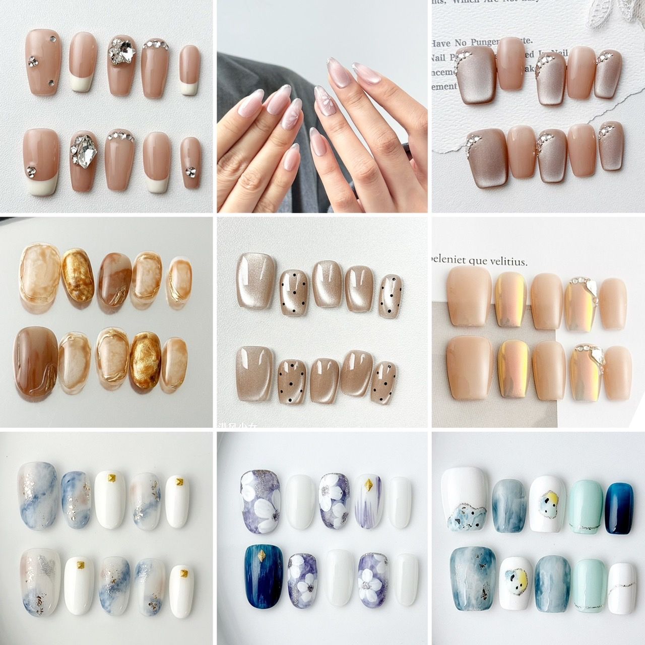 【C系列 12】◆ 艾甯 手工穿戴甲 ◆CT0003-0068