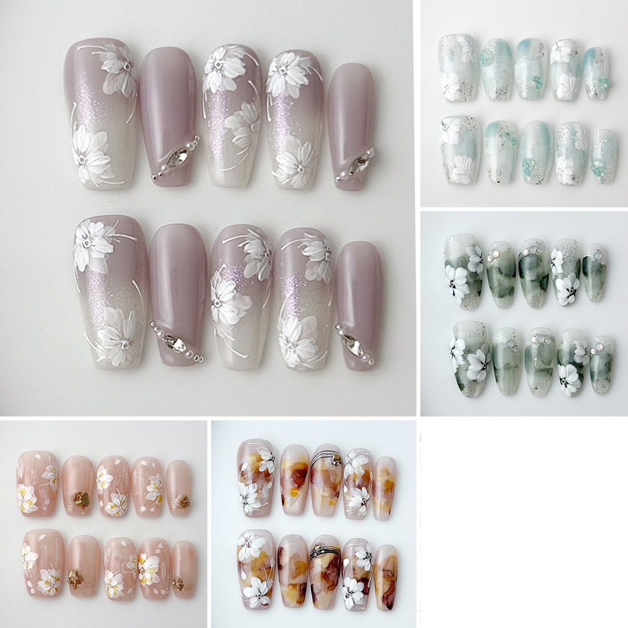 【C系列 15】◆ 艾甯 手工穿戴甲 ◆CH0014-0020