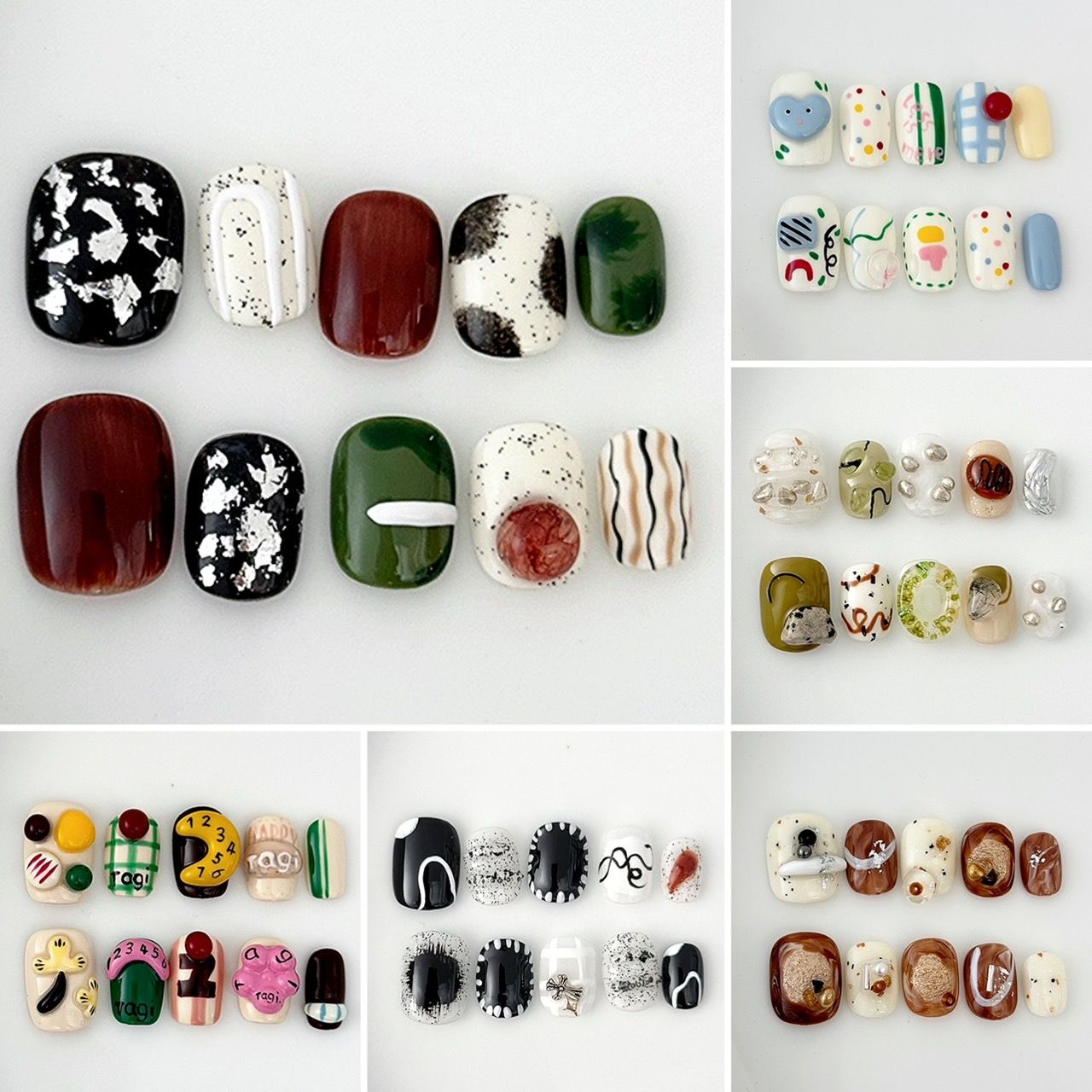 【C系列 16】◆ 艾甯 手工穿戴甲 ◆ CE0014-0026