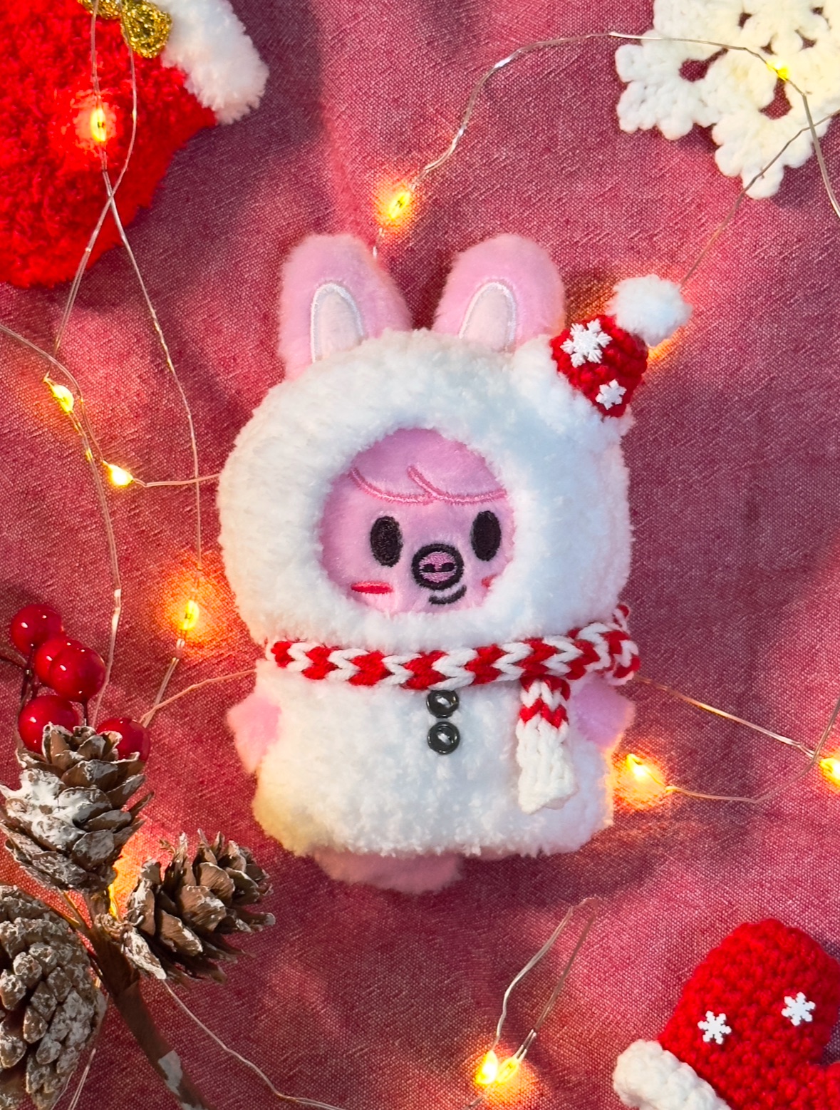 10cm娃專用 聖誕雪人套裝☃️🧣