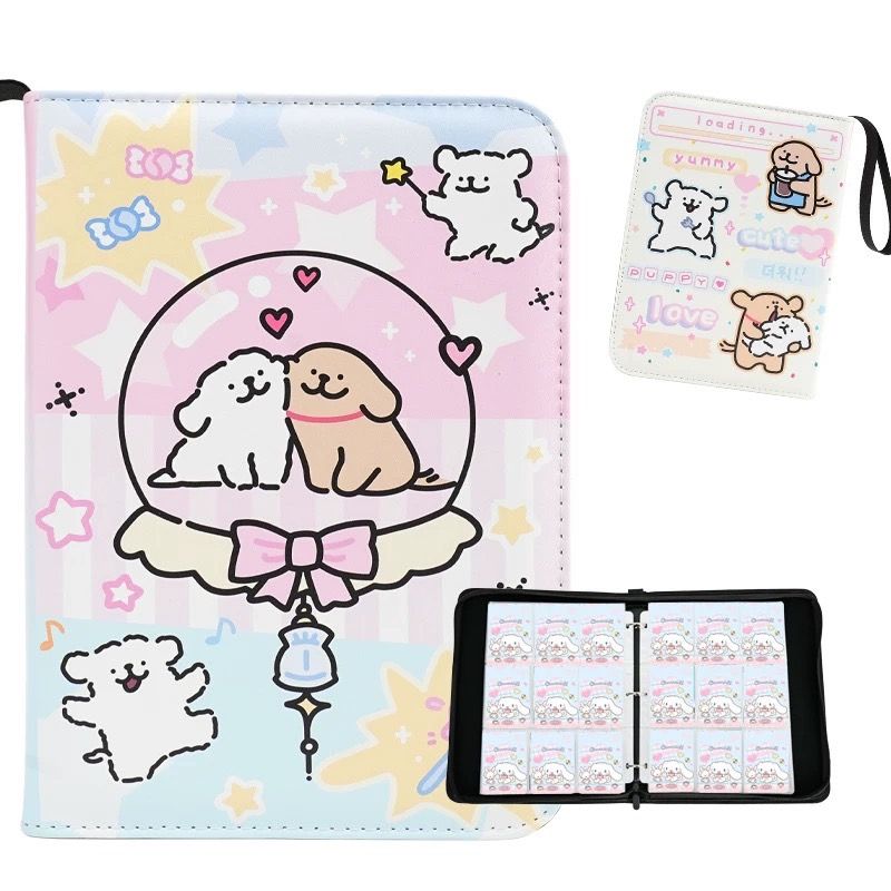 線條小狗卡冊（900格）格子長7cm寬9.5cm