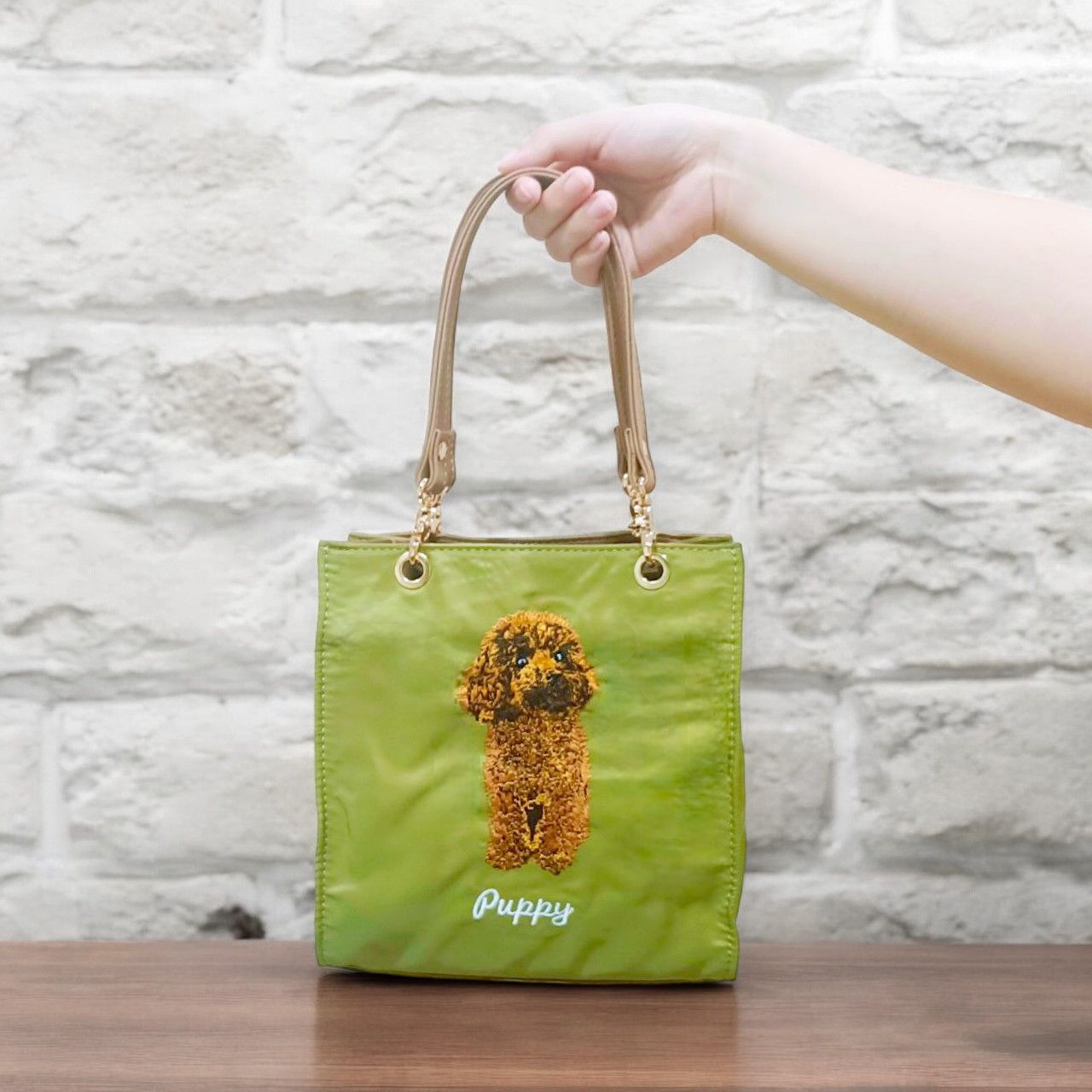 超可愛刺繡手提包