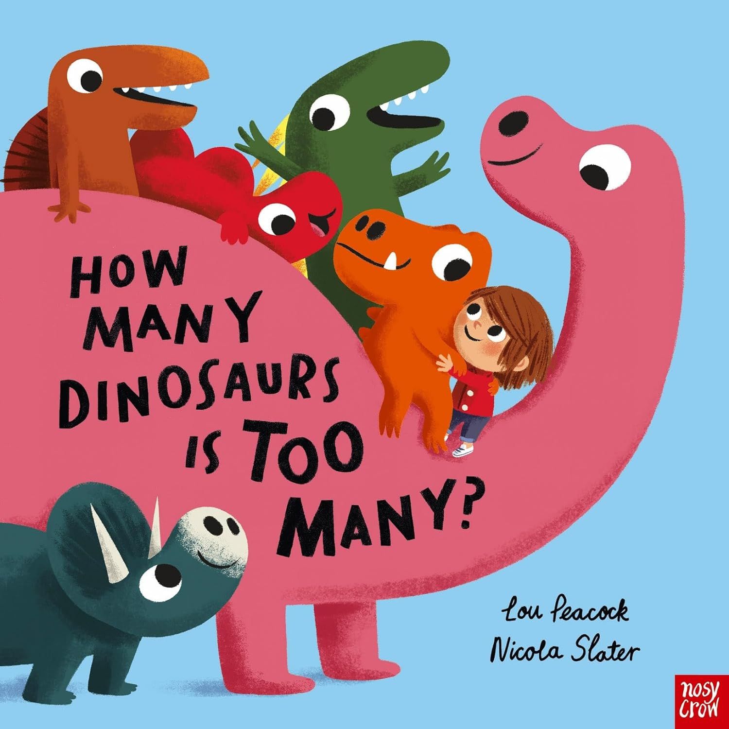 英文繪本 / How many dinosaurs is too many?