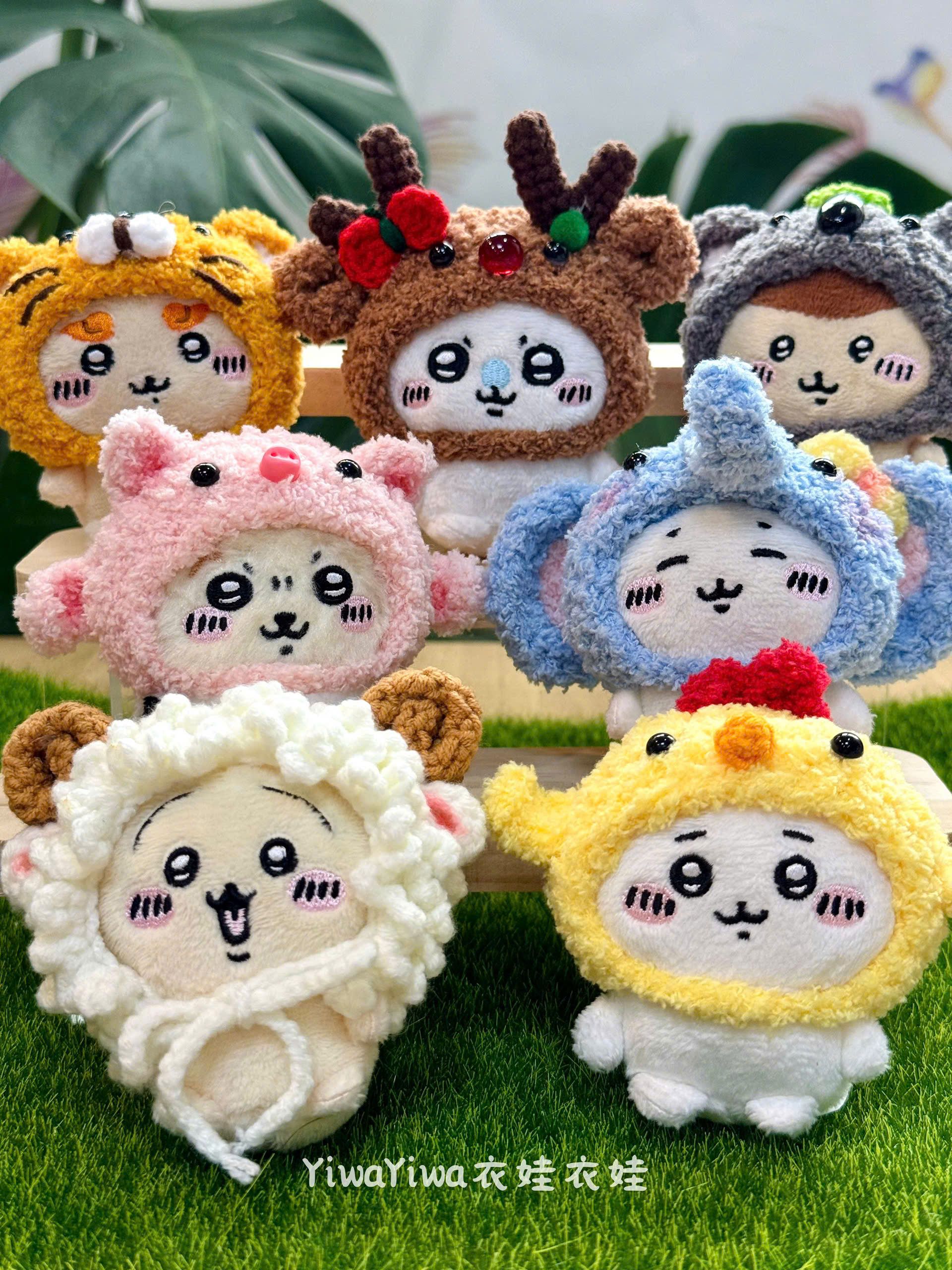 小小動物頭套（轉蛋坐姿款）