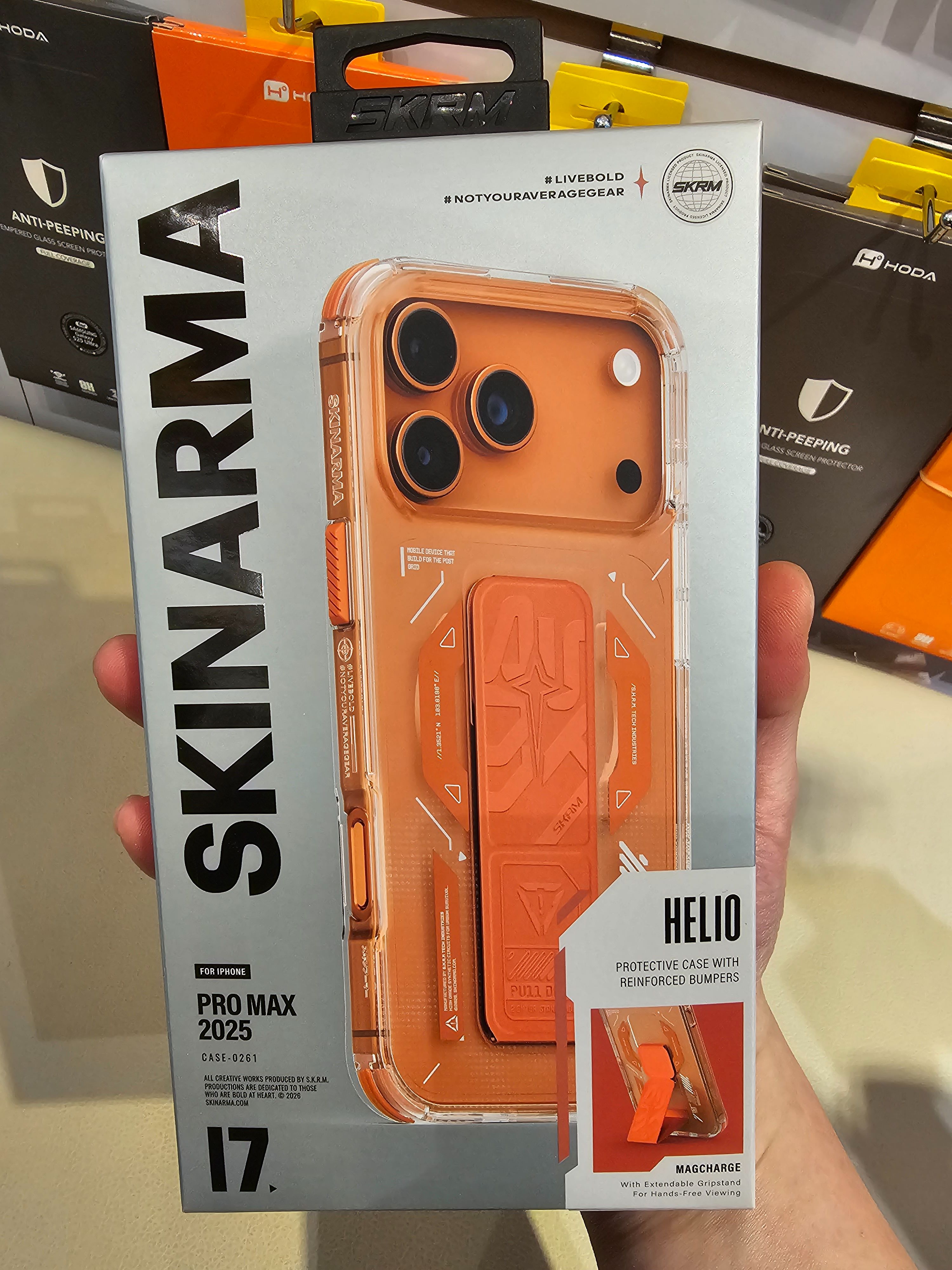 skinama 的helio磁吸之架磁充殼