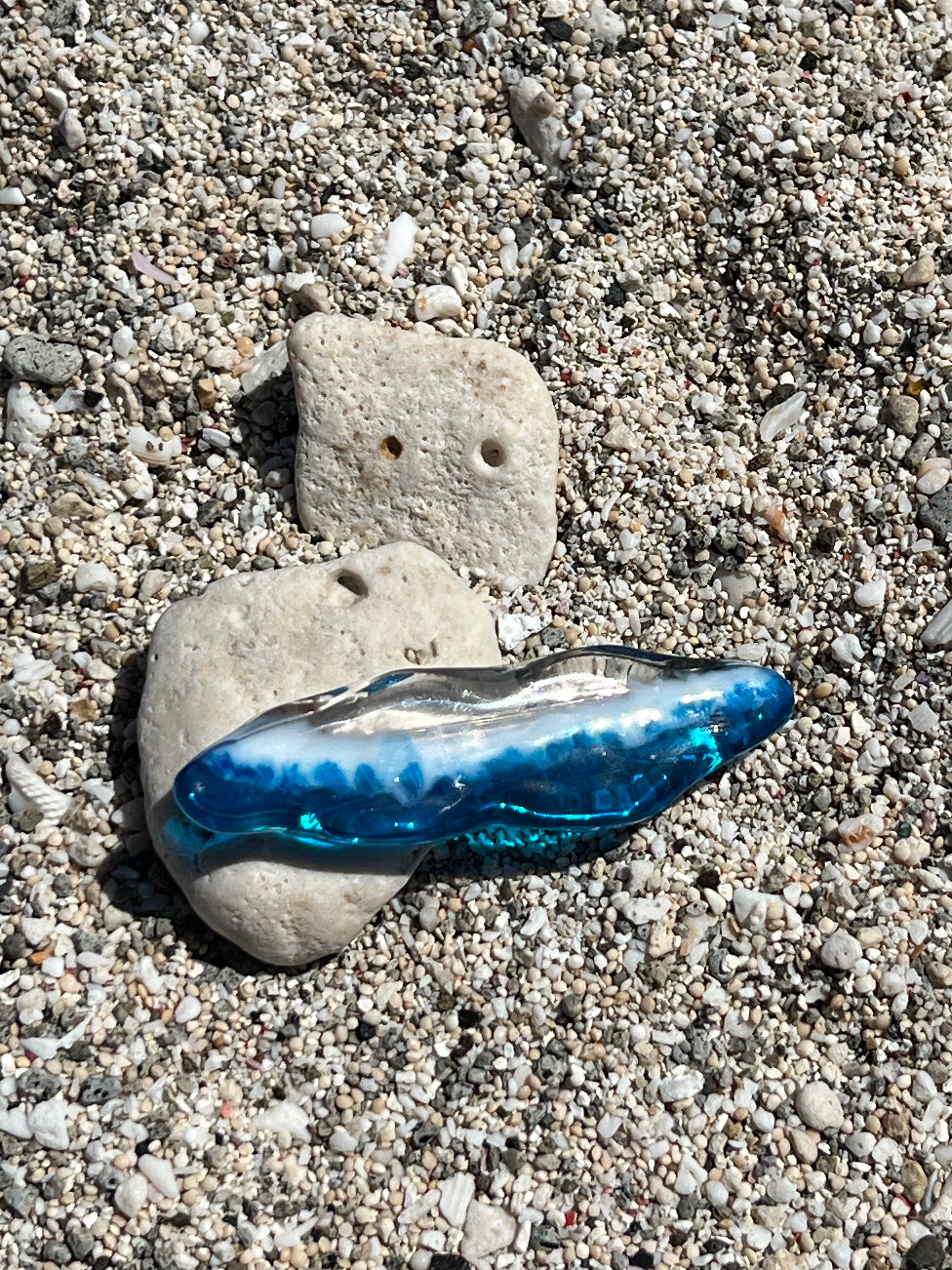 ▫️商品編號：105｜ 手繪海浪長髮夾