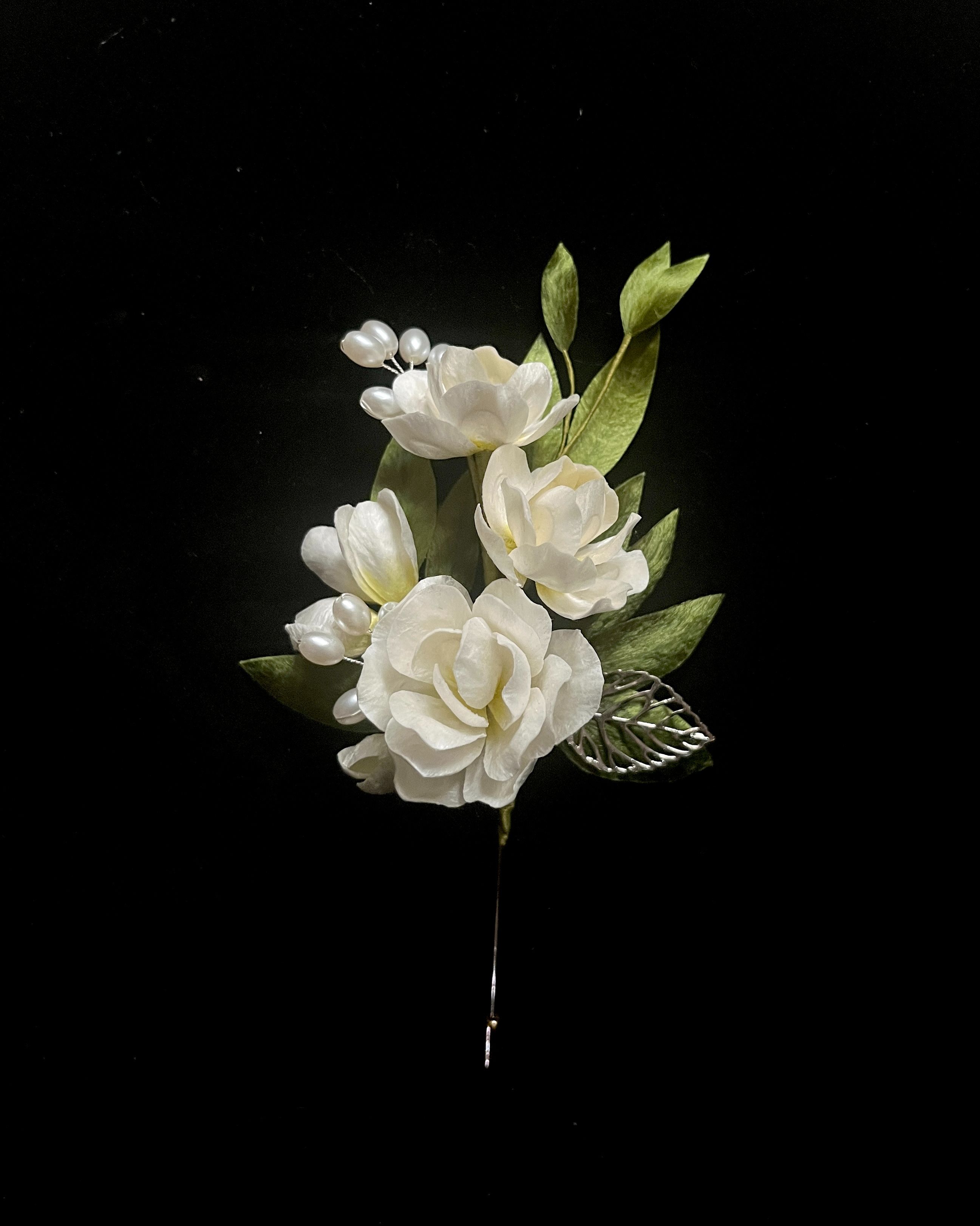 預購 黎深·渡雪境 茉莉胸花（請私訊定金）