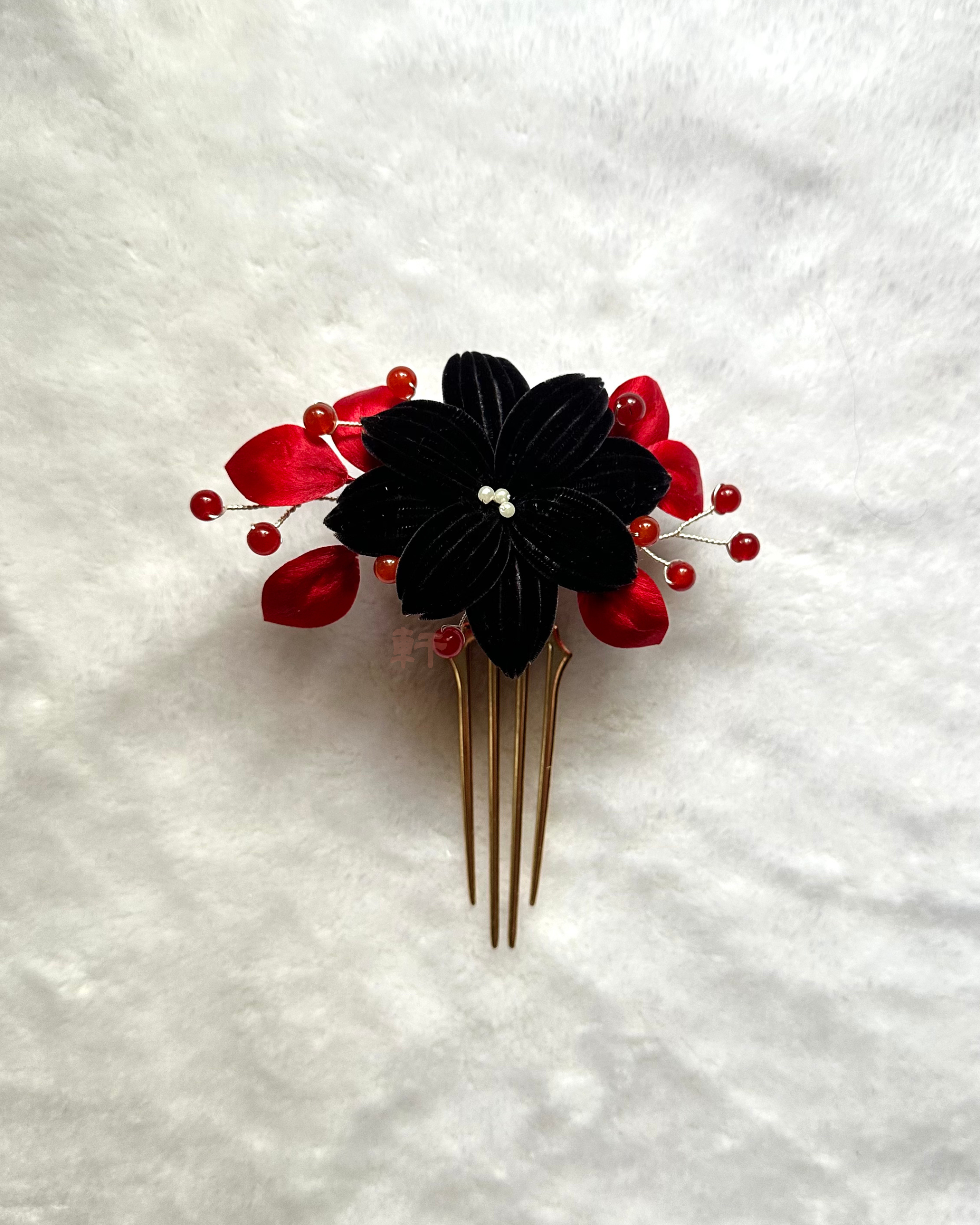 現貨 赤影 髮釵