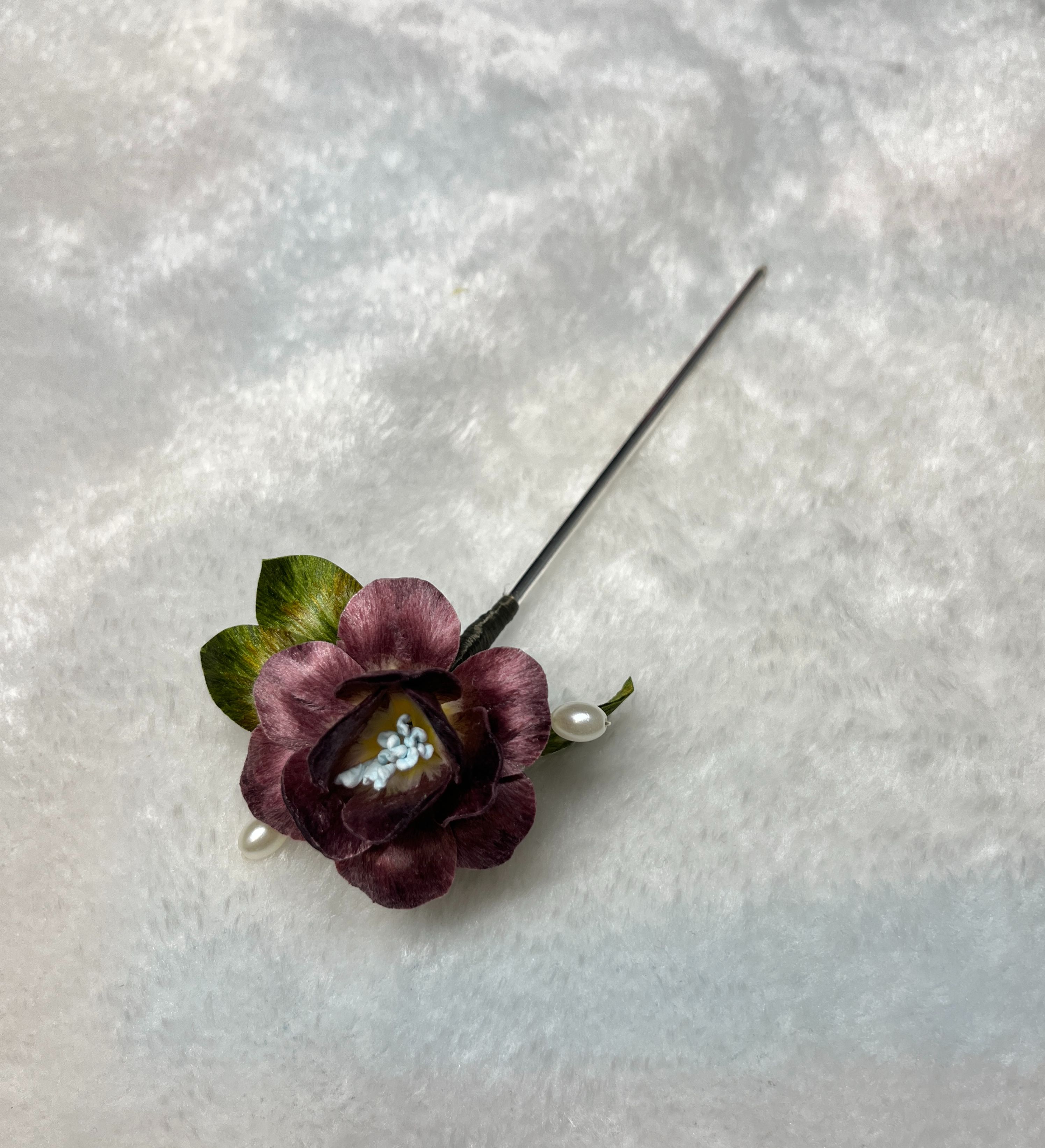 現貨 紫色多瓣花