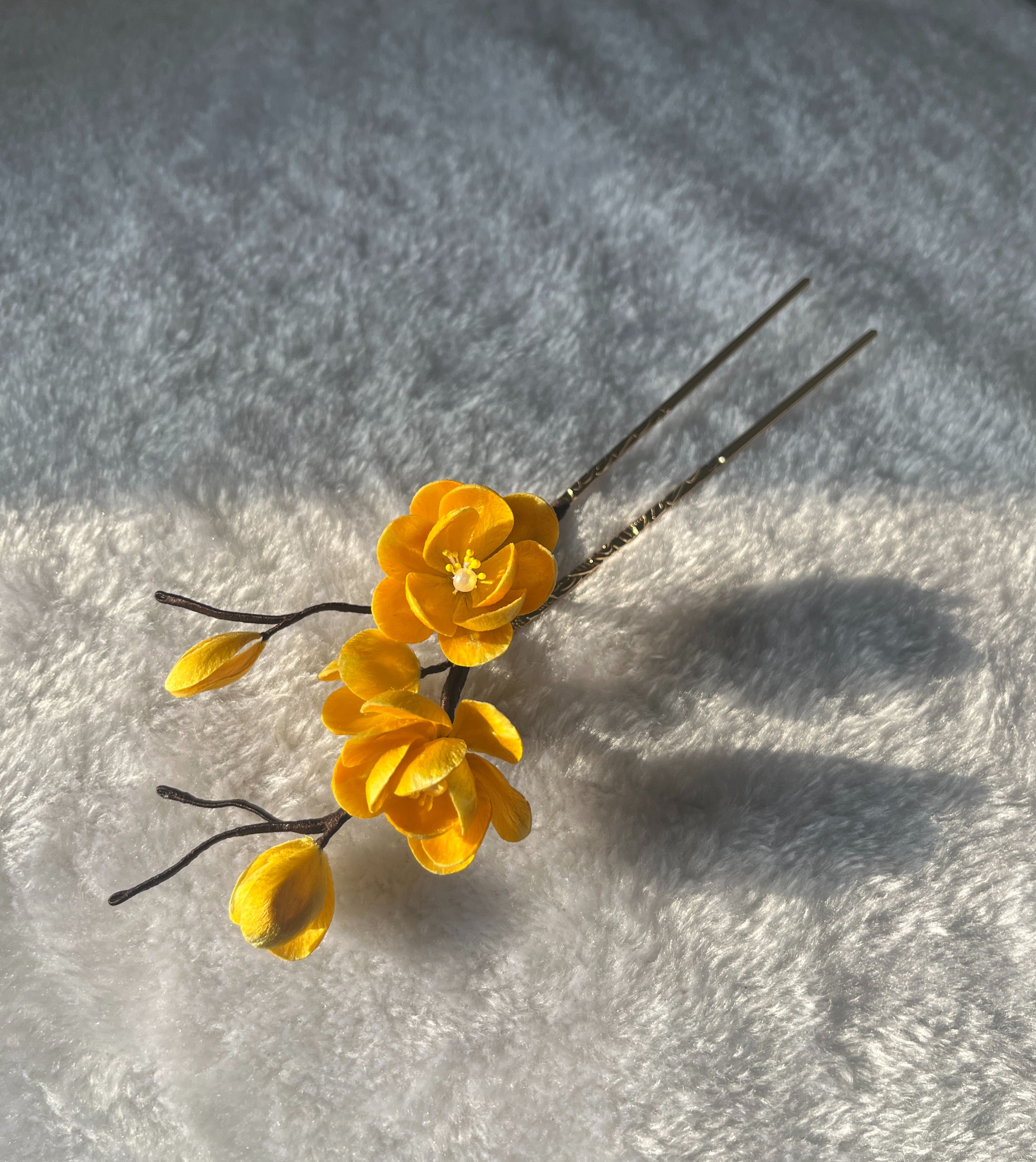 現貨 臘梅 髮釵