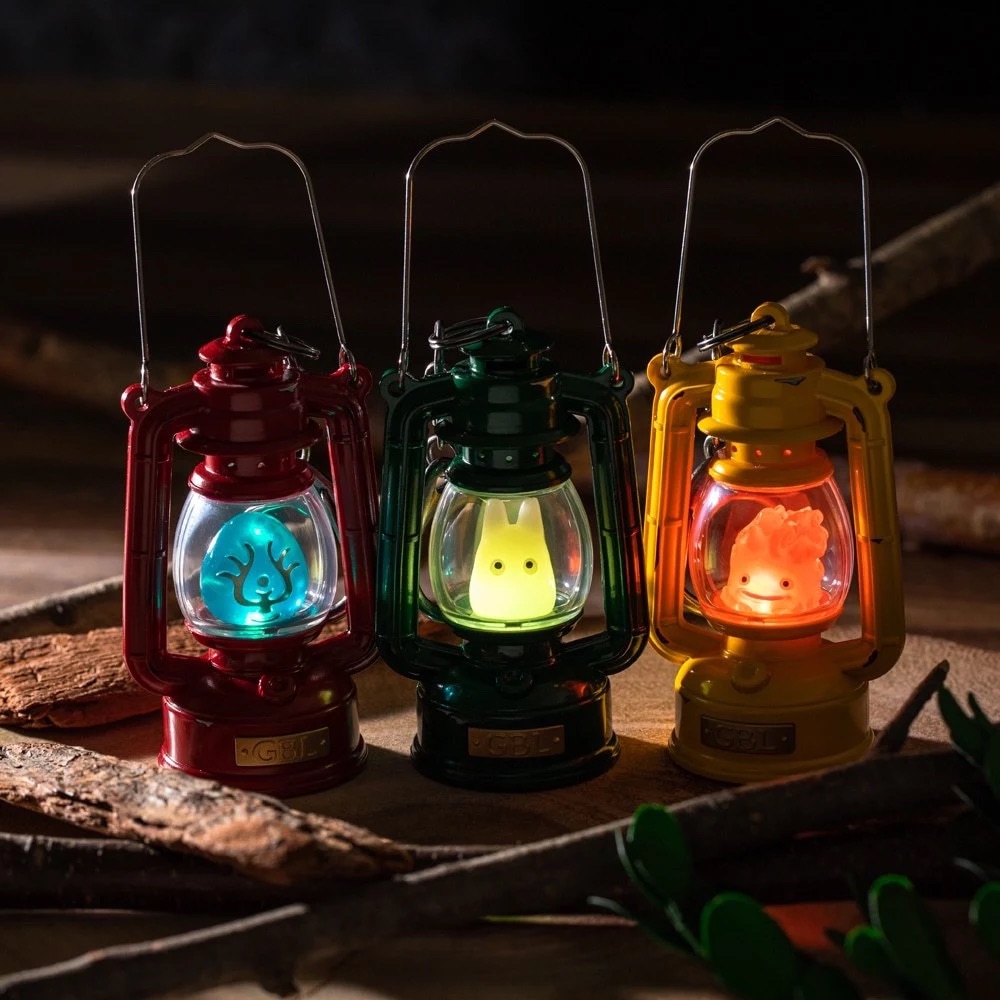 ￼💖現貨2💖 迷你 露營燈 吉卜力 天空之城 龍貓 霍爾 卡西法 吊飾 交換禮物 生日送禮