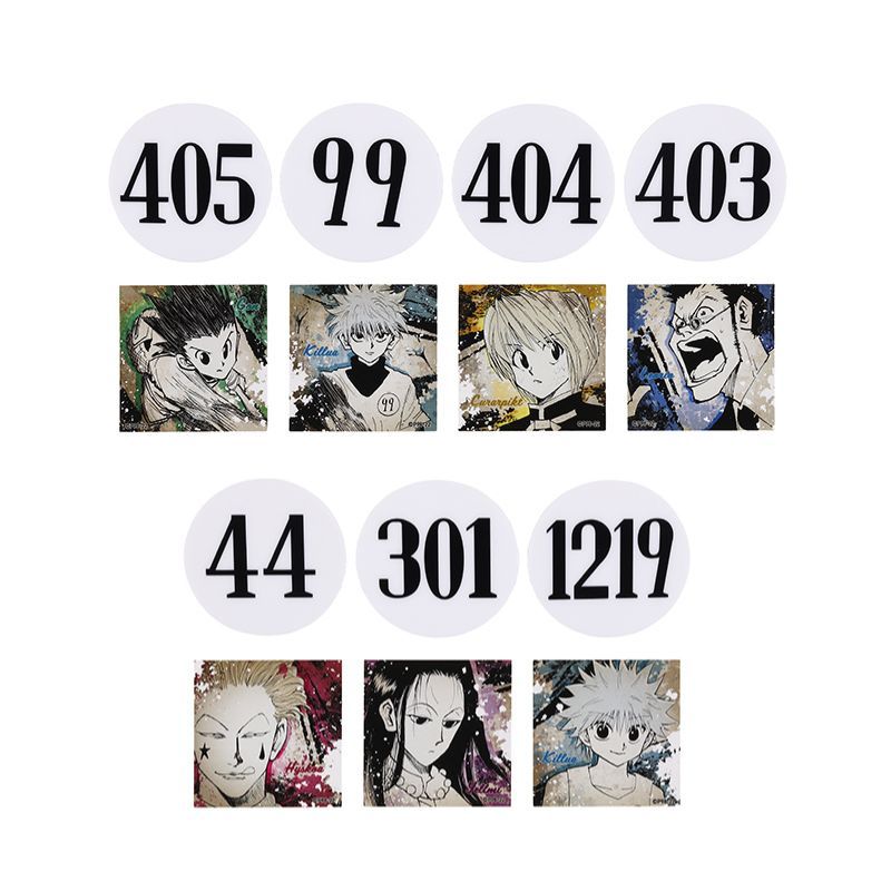 現貨不補《HUNTER×HUNTER》獵人考試 壓克力徽章＆貼紙系列（共7種/隨機1種）