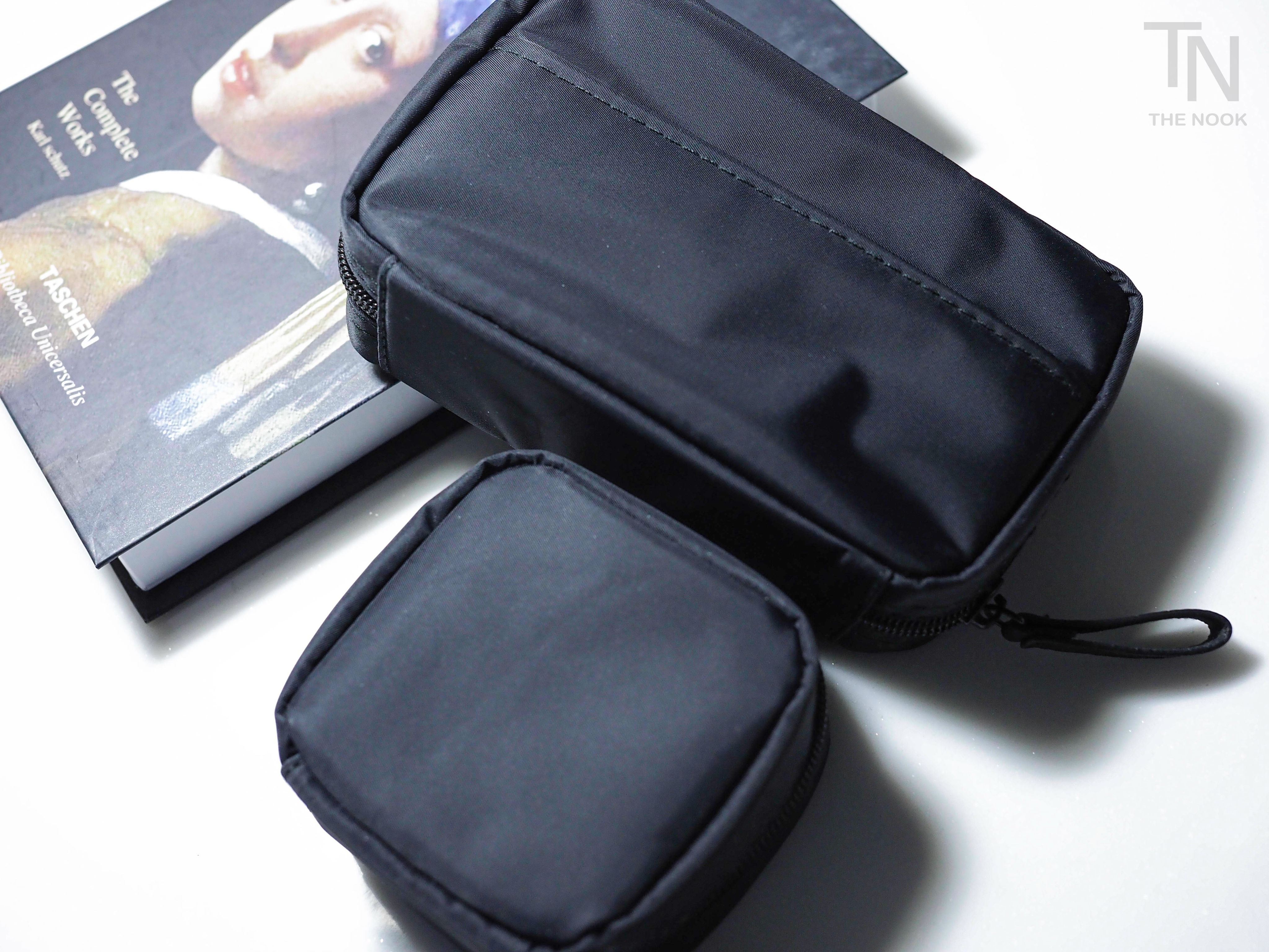 [THE NOOK] |  防水尼龍 化妝品收納包（大） 口紅 出國 香水小包 小物收納包 衛生棉小包 （台灣現貨出貨）