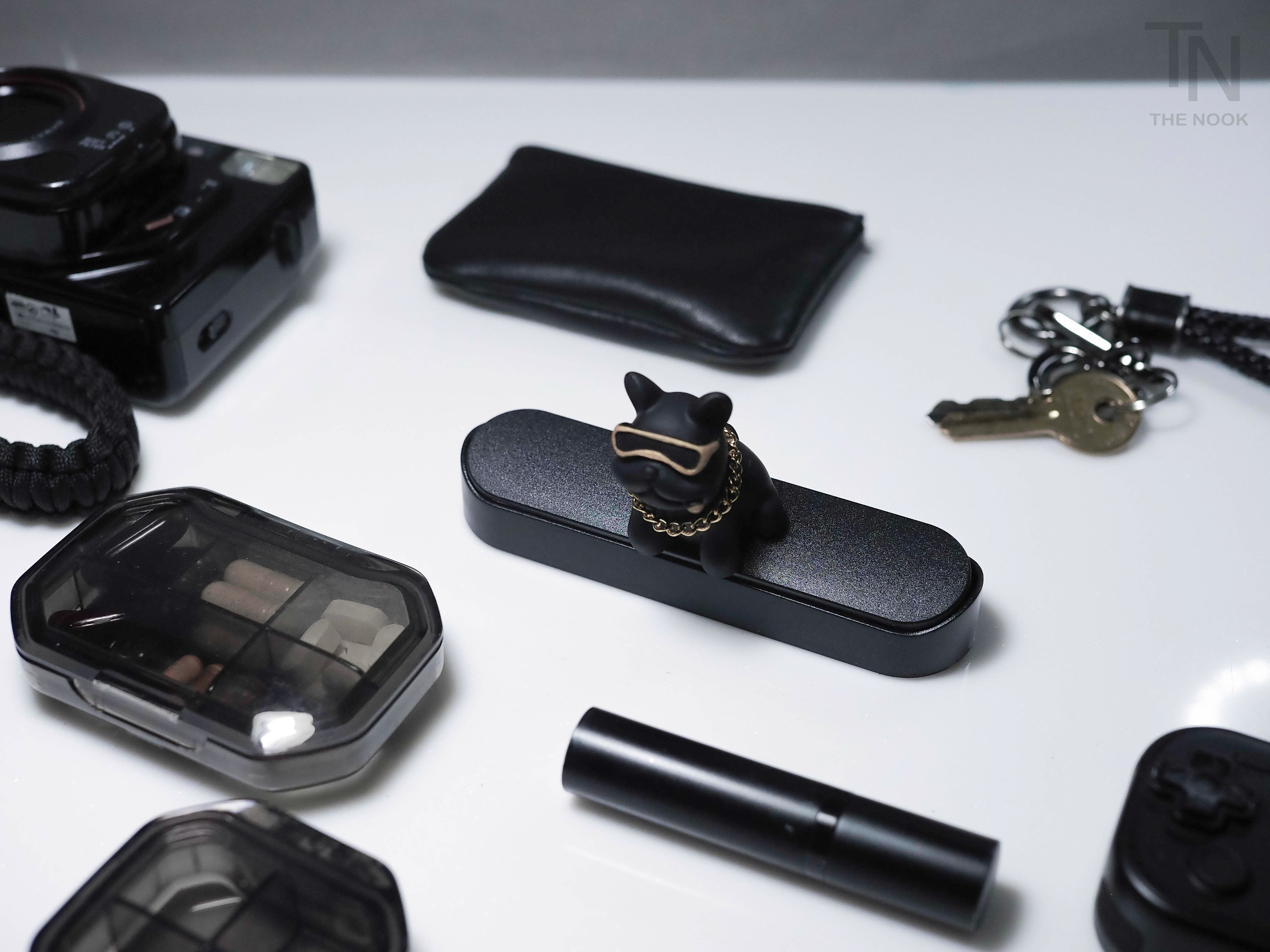 [THE NOOK] | 黑色汽車臨停可隱藏電話牌 磁吸號碼牌 狗狗停車牌  [台灣現貨]