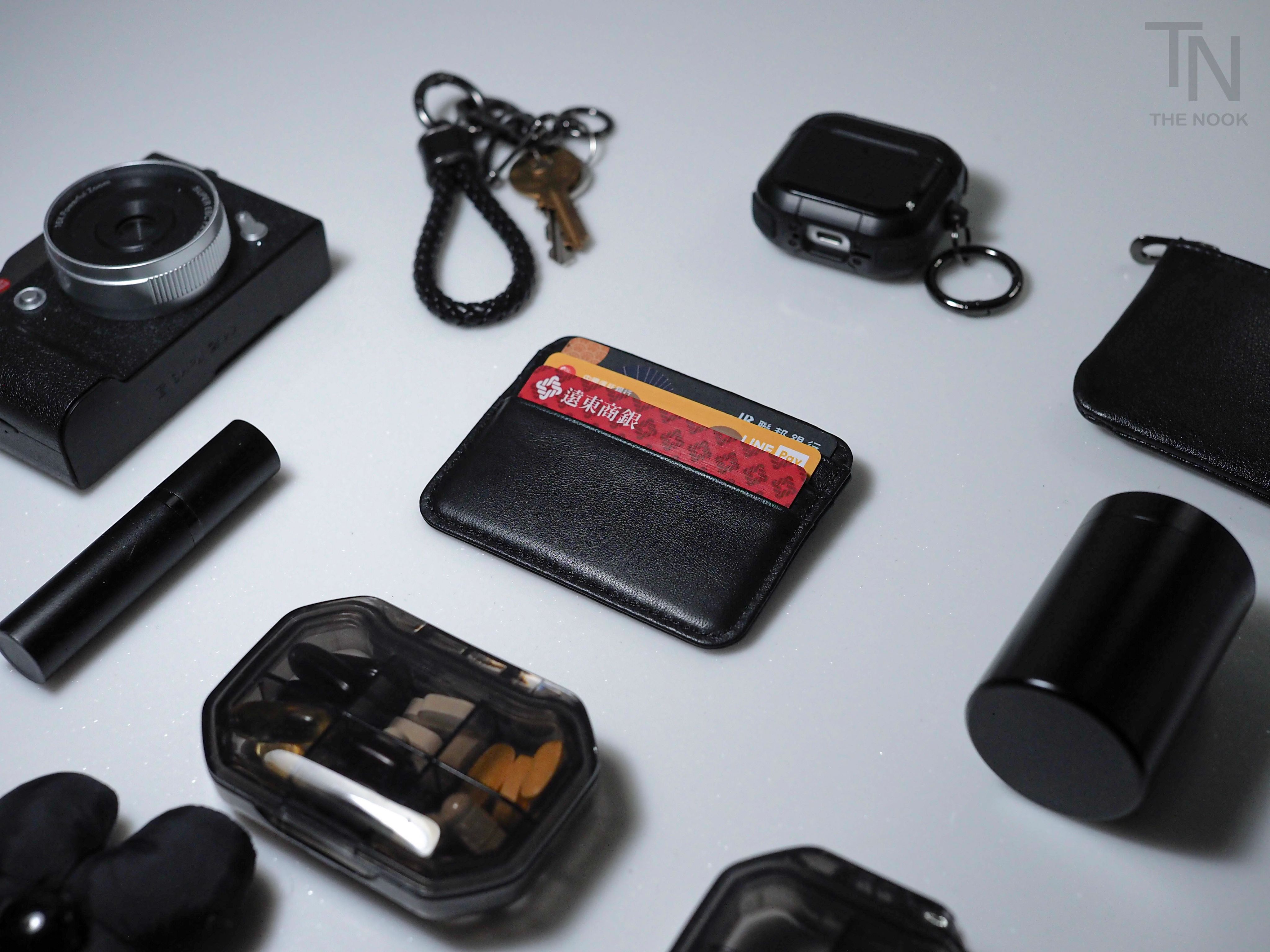 [THE NOOK] | 圓角真皮羊皮卡片夾 銀行卡夾 悠遊卡片夾  [台灣現貨]