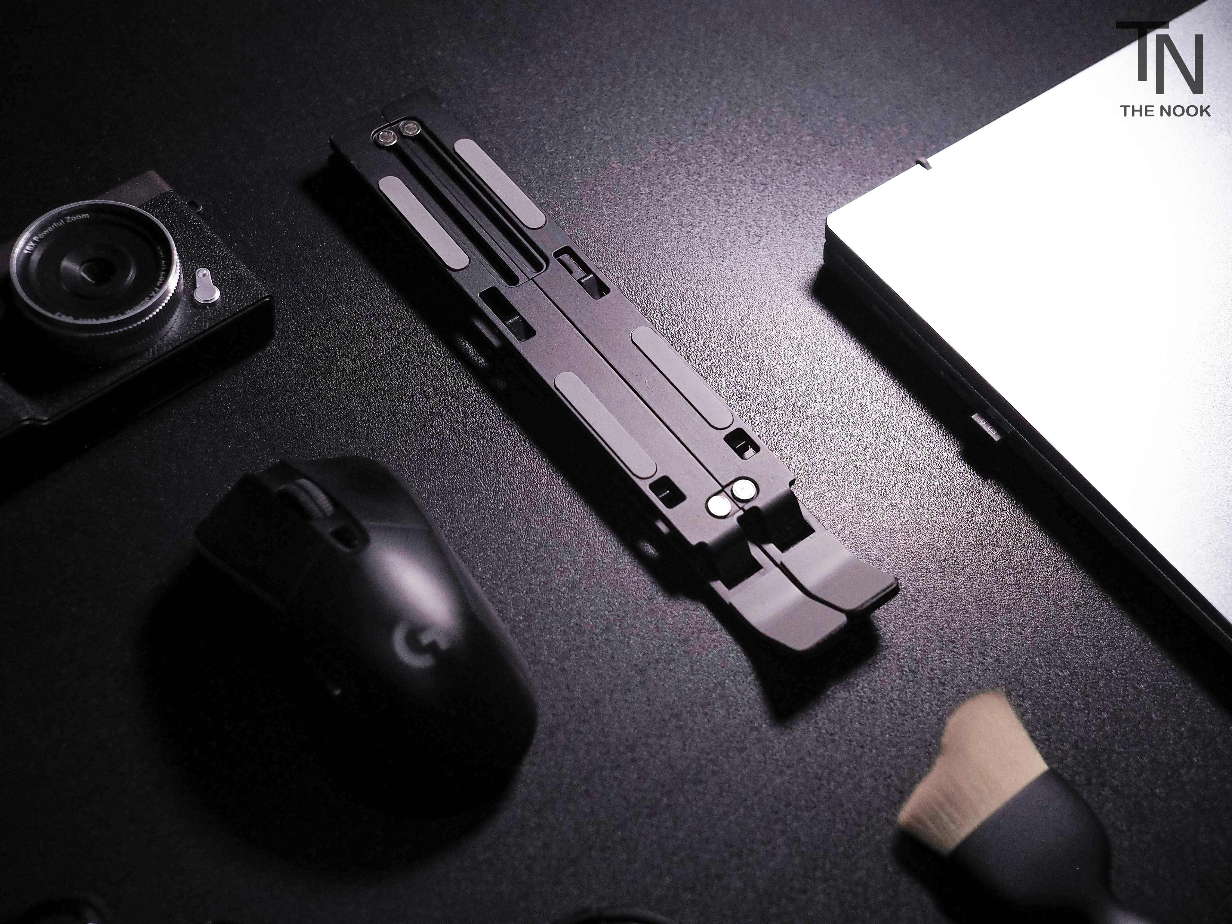 [THE NOOK] | 鋁合金筆電散熱支架16寸 調節6段摺疊升降支架 筆電散熱支架 [附绒布袋] [台灣現貨]