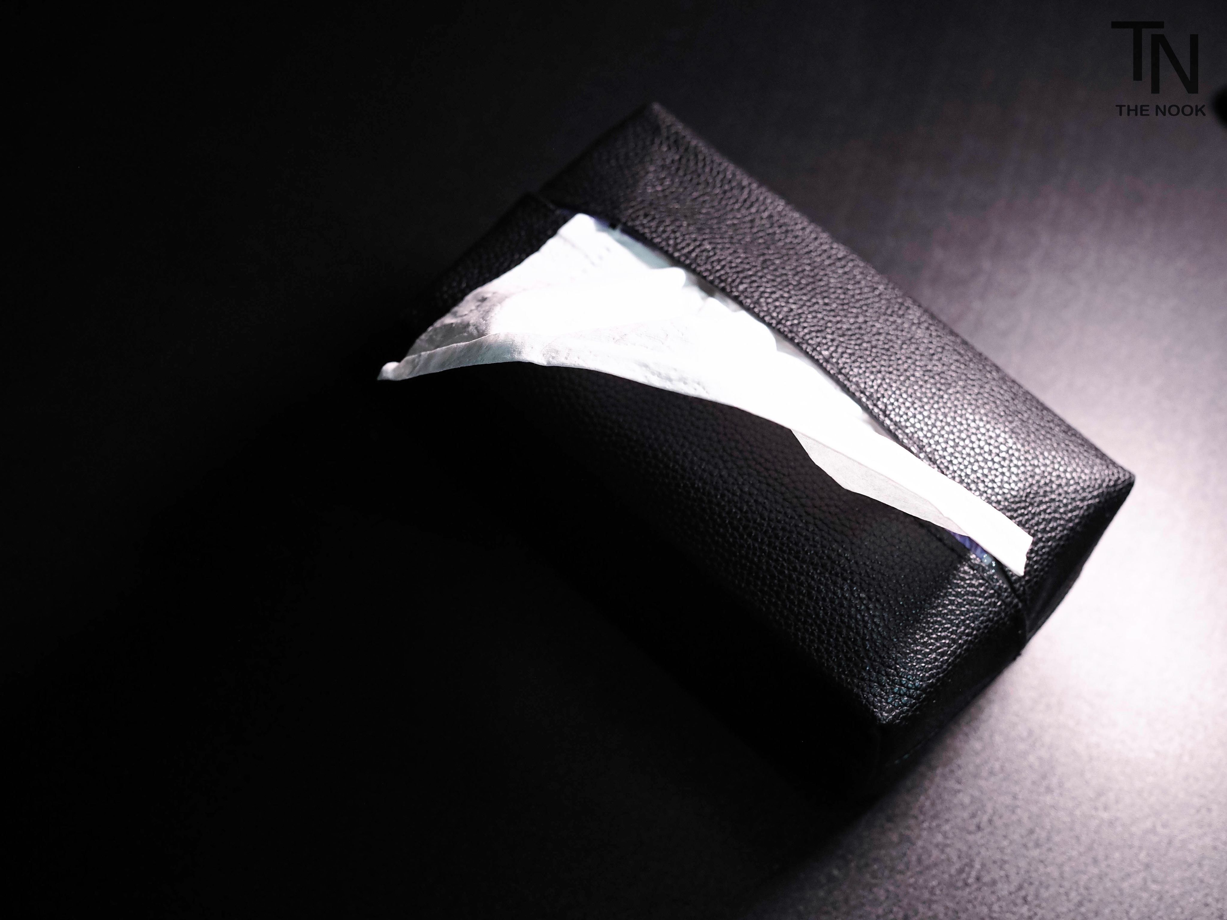 [THE NOOK] | 簡約皮革衛生紙盒 車用面紙盒 紙巾盒 [台灣現貨] 圖中拍攝衛生紙盒裡面是Castco衛生紙