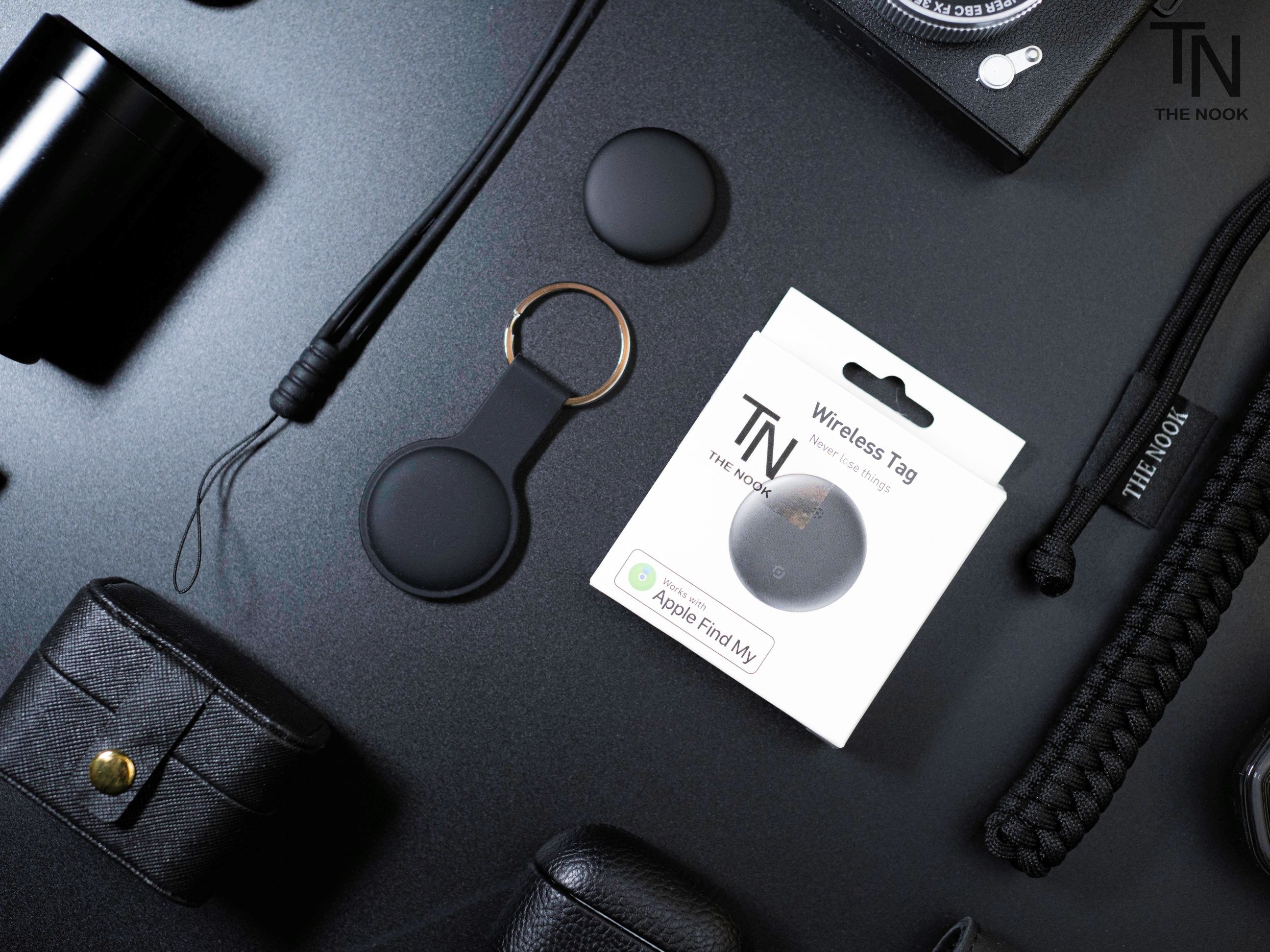[THE NOOK] | 平替防丟airtag（APPLE手機適用） 不限距離定位器[盒裝][附保護套] [台灣現貨