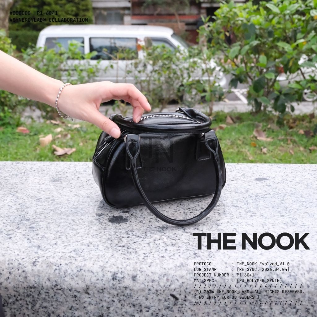 THE NOOK｜保齡球包 側背手提外出包 背帶可拆小包 斜挎包 小方包 迷你包 質感韓版復古 Y2K [台灣現貨]