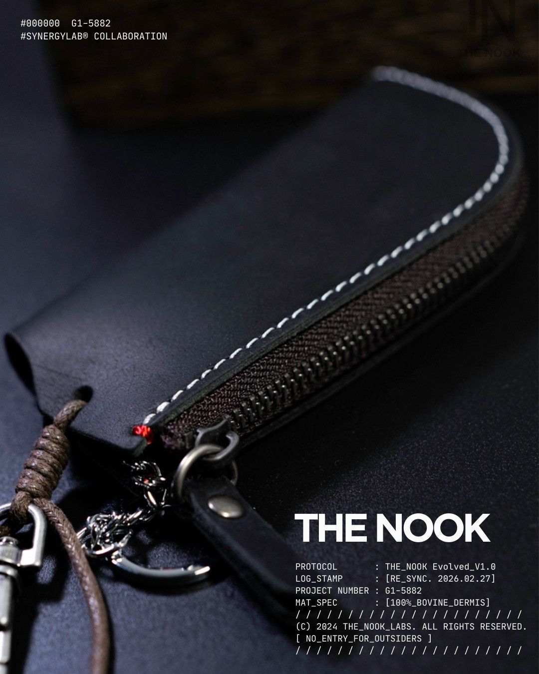 【THE NOOK】真皮多功能鑰匙包 牛皮汽車遙控包 腰掛鑰匙扣 隨身收納包 父親節禮物 [台灣現貨]