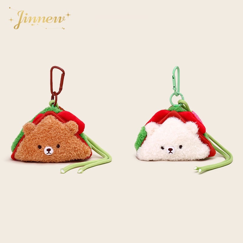 🧸小熊三明治毛絨吊飾🧸