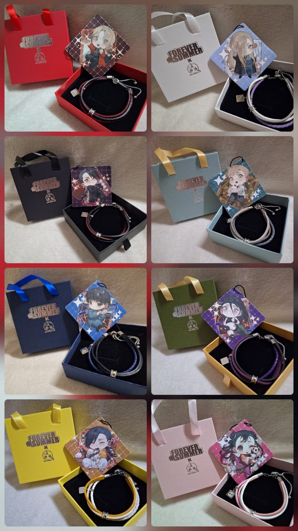 無盡夏Forever Summer 手作坊XCB 鋼之鍊金術師角色印象手環 第一彈抽獎活動回填