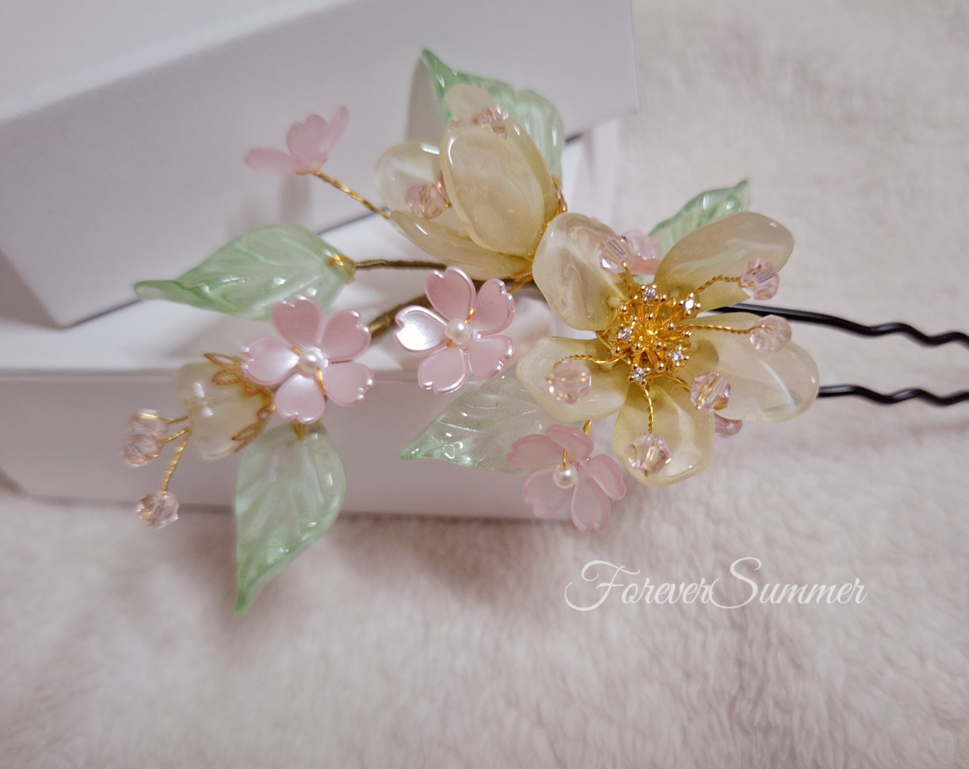 無盡夏ForeverSummer手作坊 孤品設計 碧語花綾