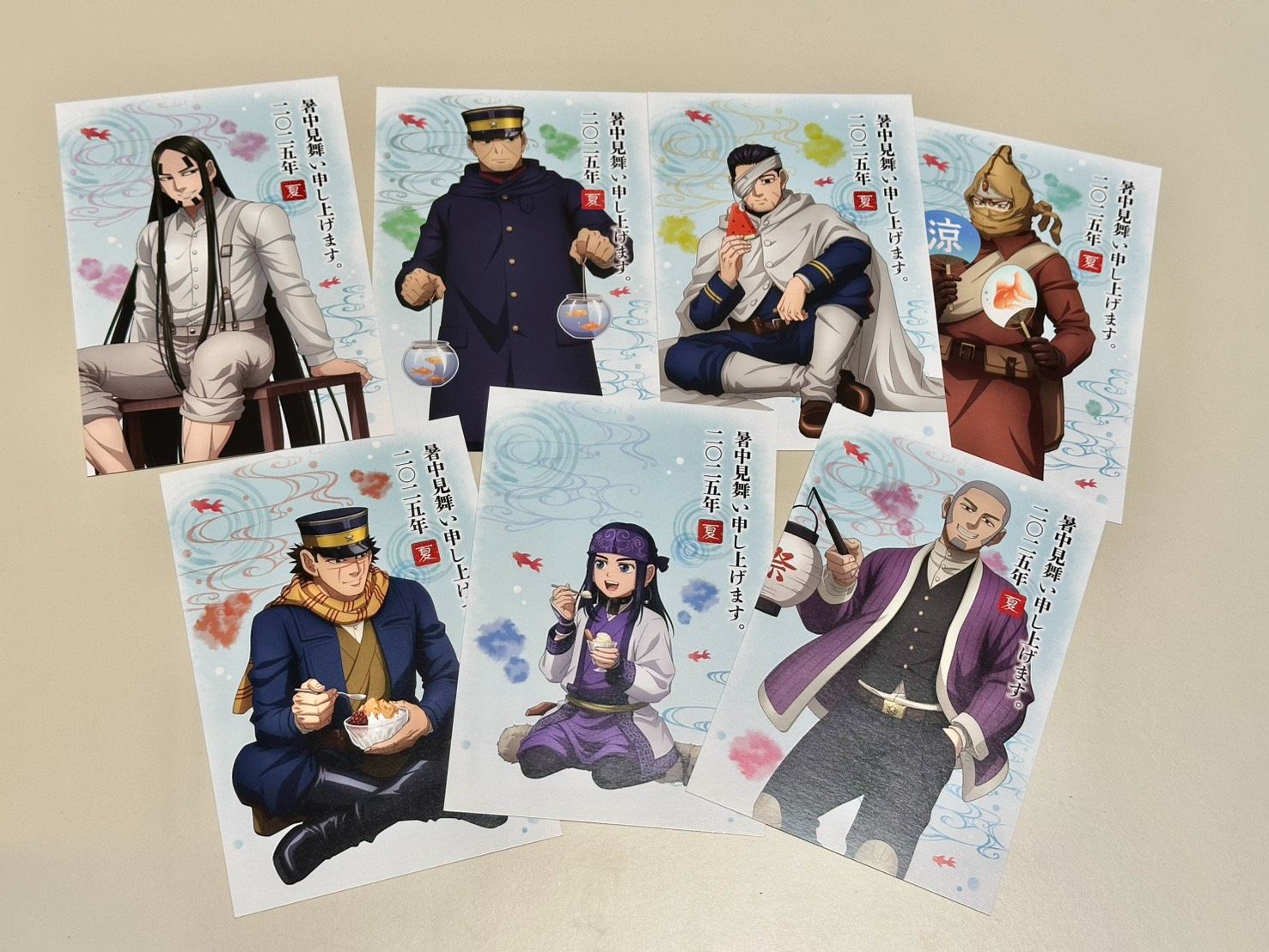 （全新）2025涼夏安利美特特典明信片（7入）