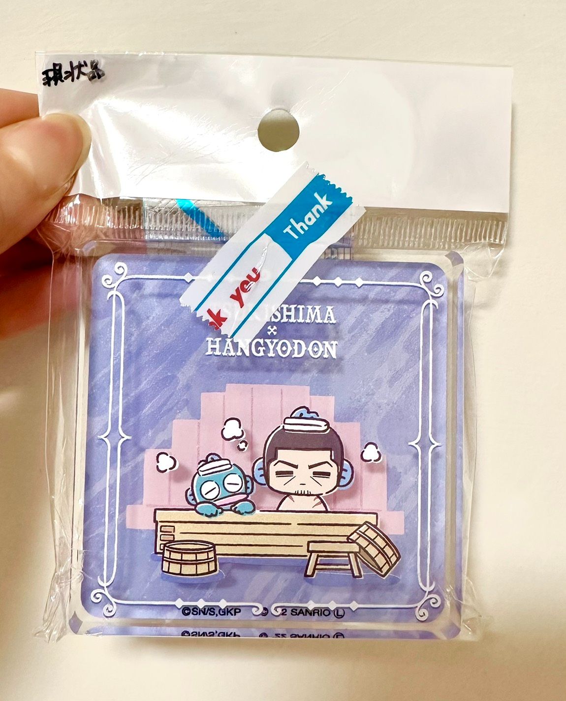 （二手）三麗鷗聯名壓克力磚 月島+杉元（請見商品敘述）