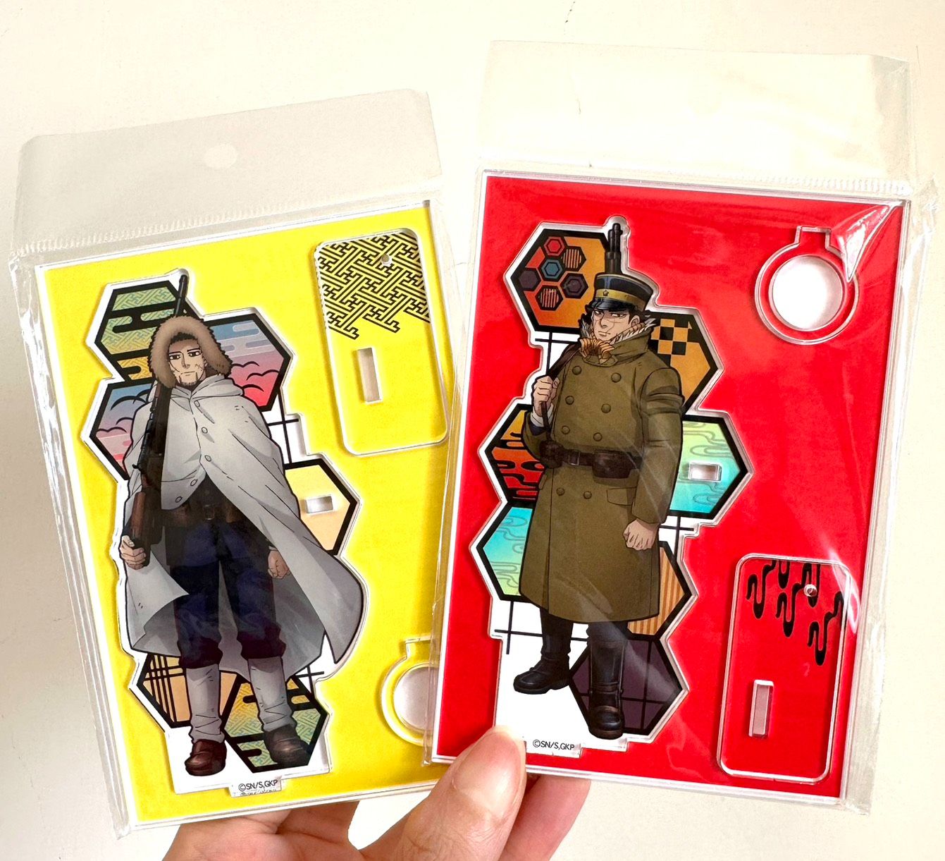 （全新未拆）壓克力筆架立牌 杉元+尾形