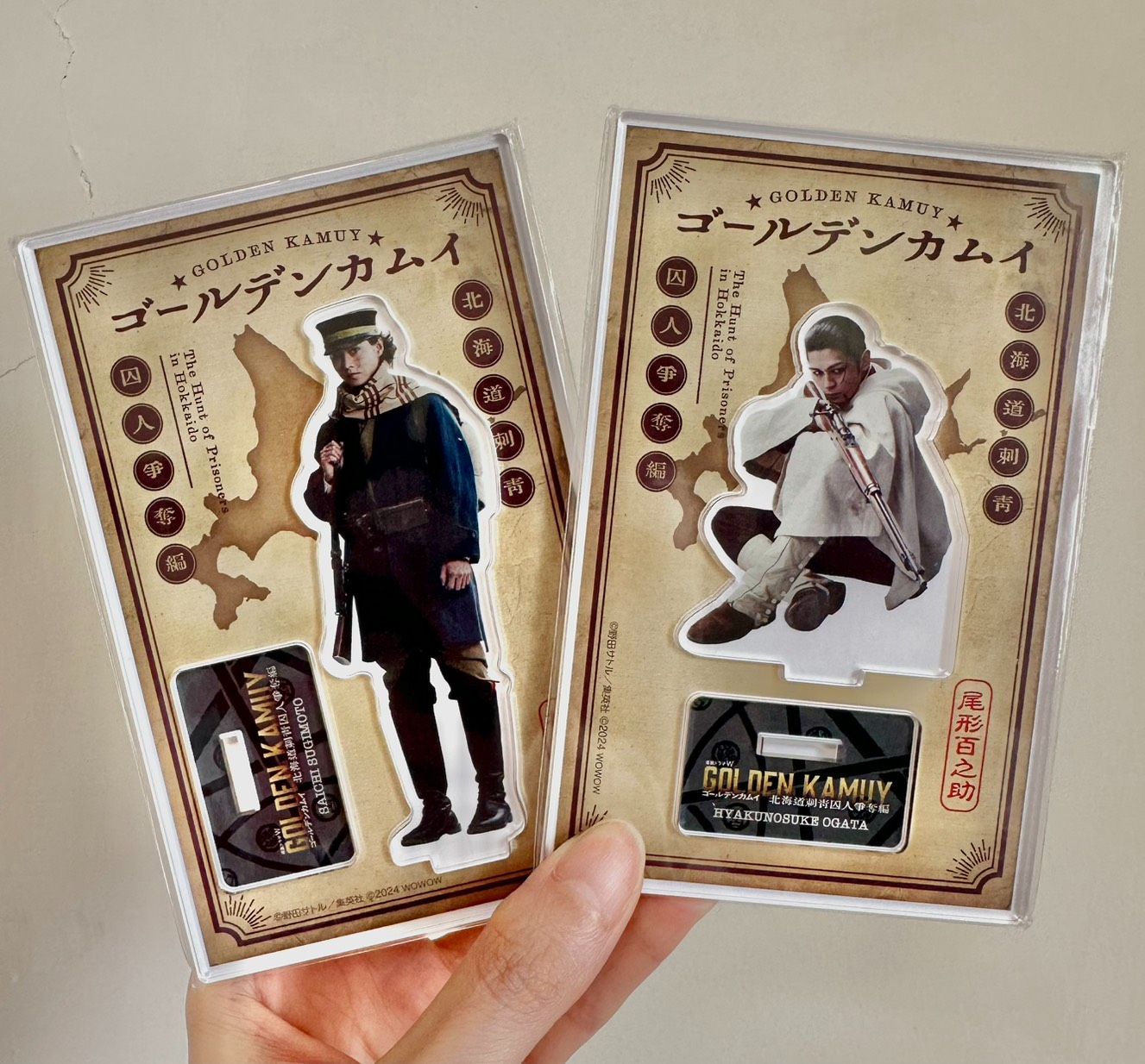 （全新未拆）真人電影版壓克力立牌 杉元+尾形