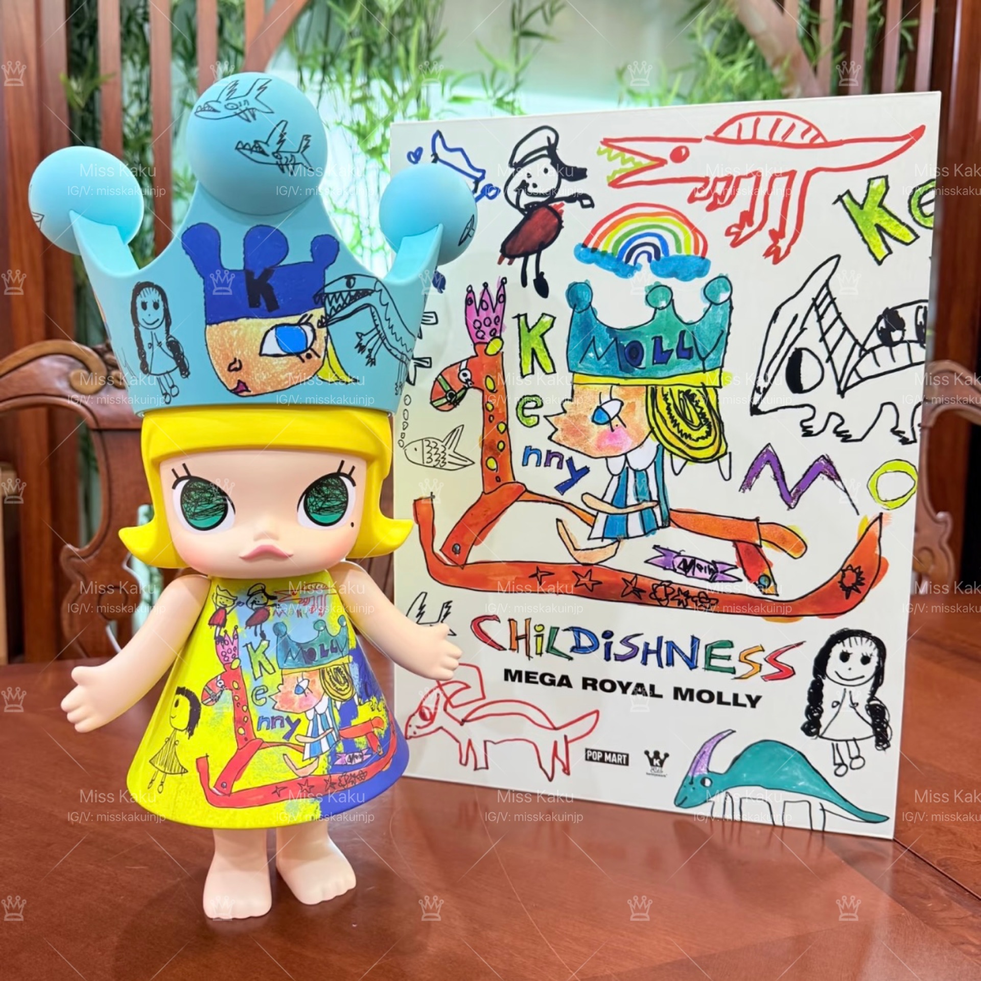 🖤 全新泡泡瑪特 Molly 童心公主 400%