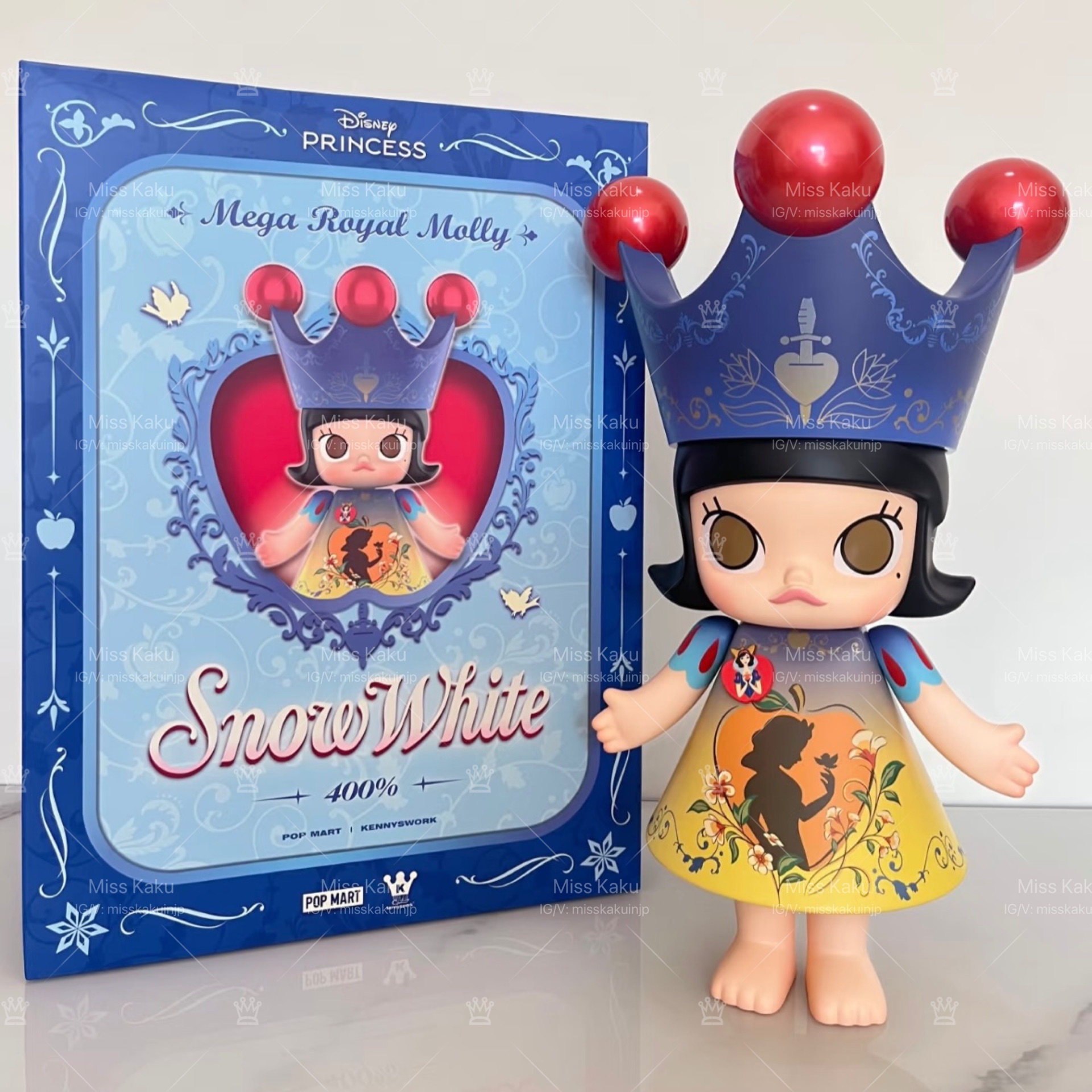 🖤 全新泡泡瑪特 Molly 白雪公主 400%