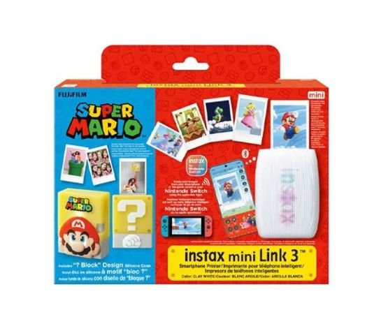 FUJIFILM 富士 instax mini Link 3 Mario 超級瑪利歐套組 拍立得印相機