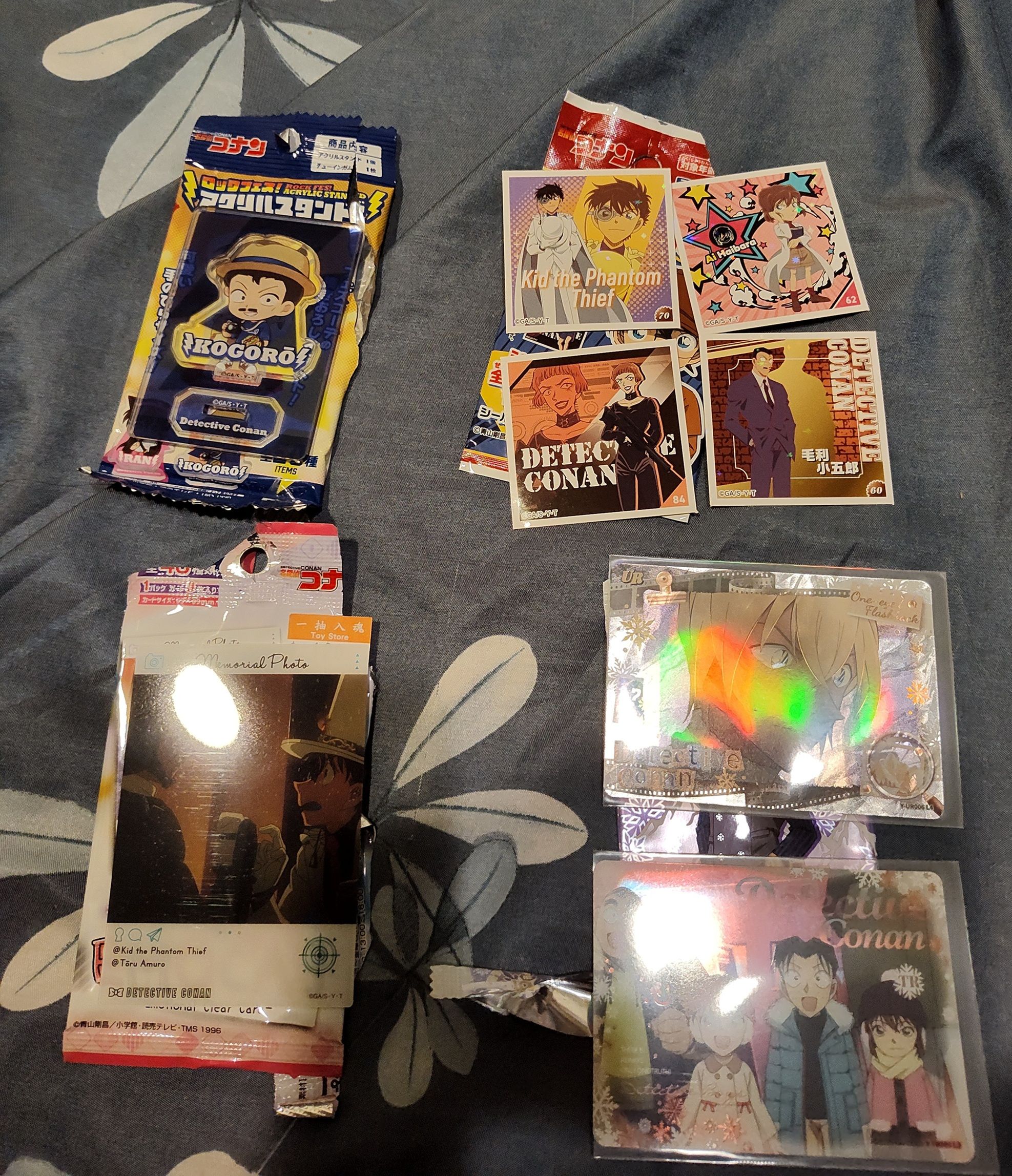 柯南 小立牌 小卡 貼紙