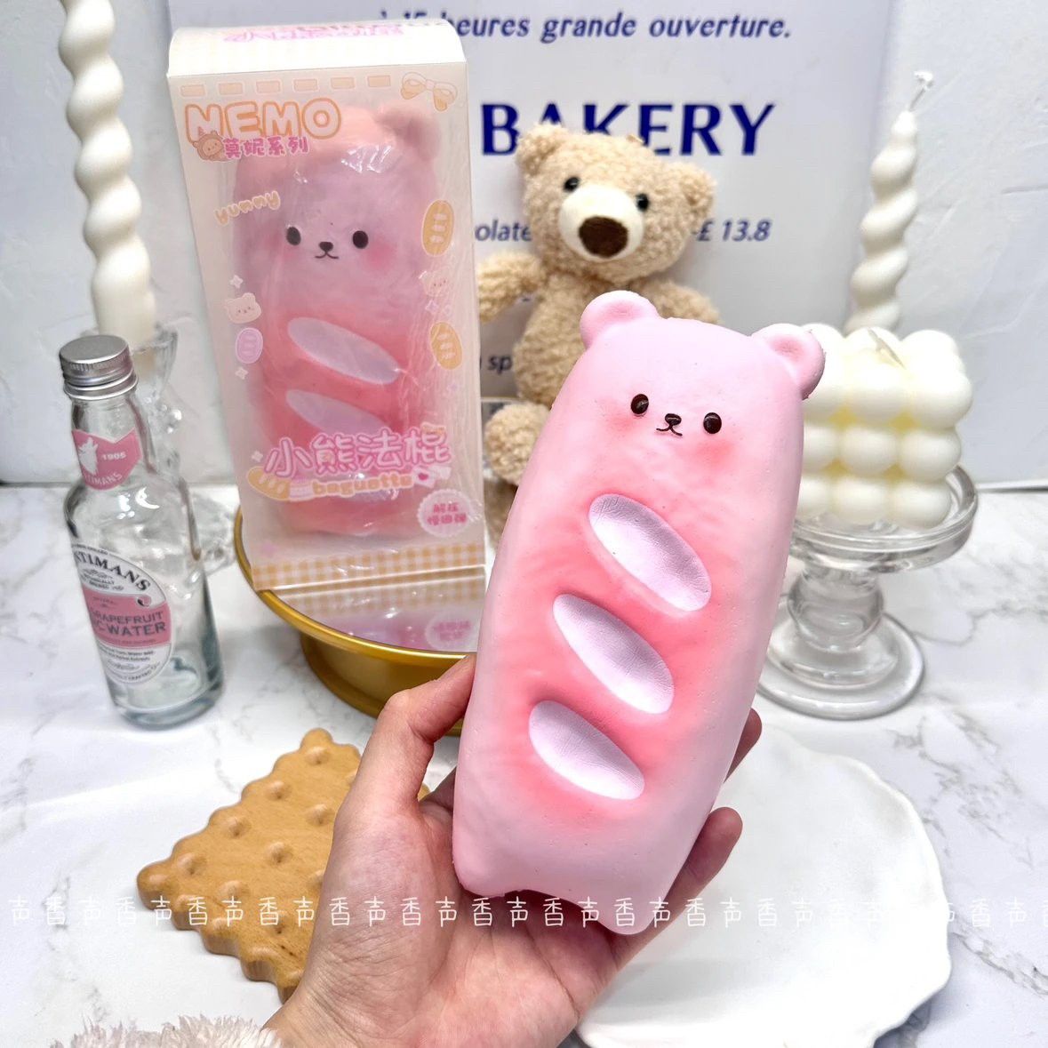 3/3【現貨】Nemo粉色小熊法棍🥖🐻